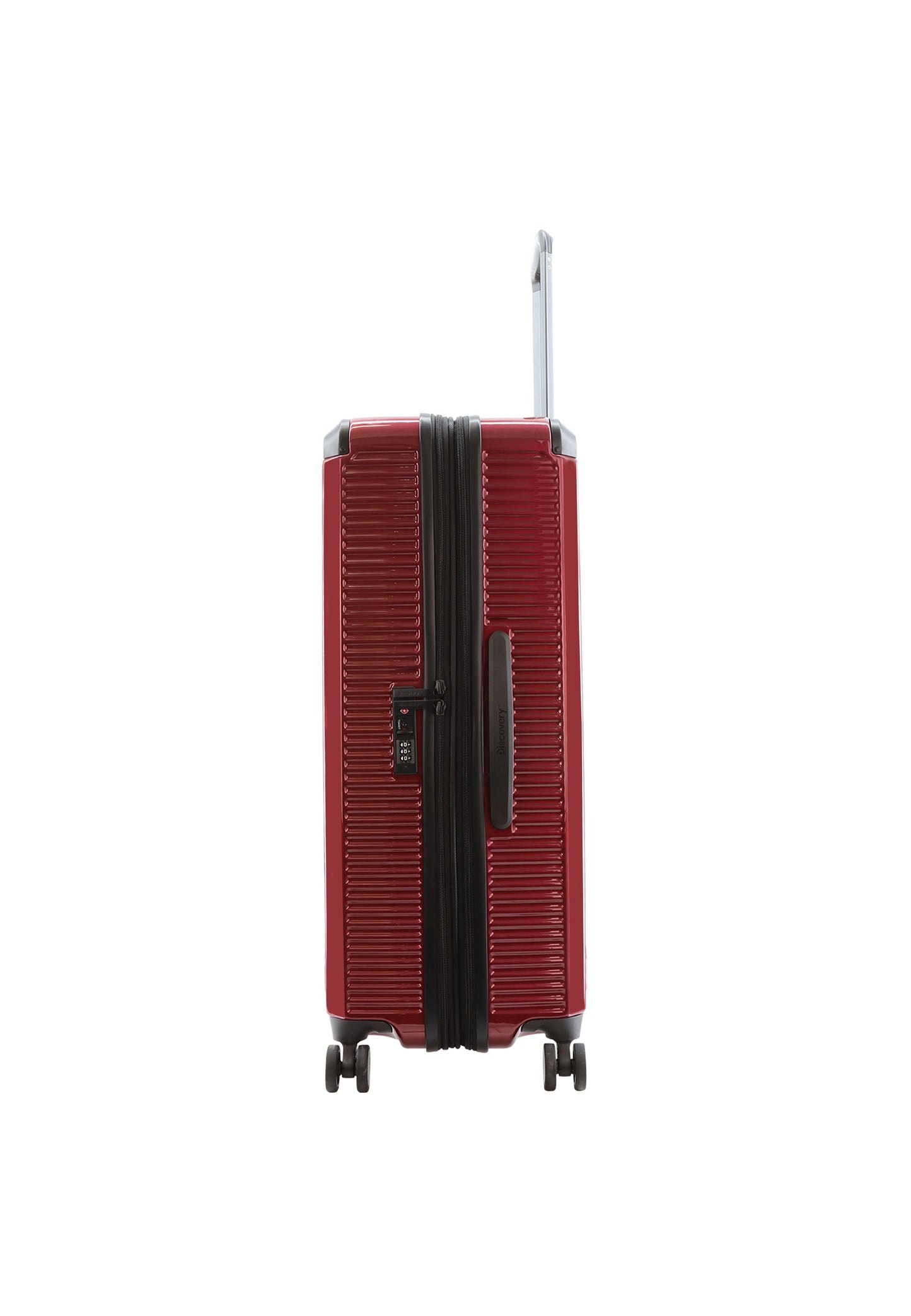 Discovery - Crossroad | Hartschalenkoffer-Set 3-teilig / Trolley-Set / Reisekoffer-Set - (S/M/L) - Rot