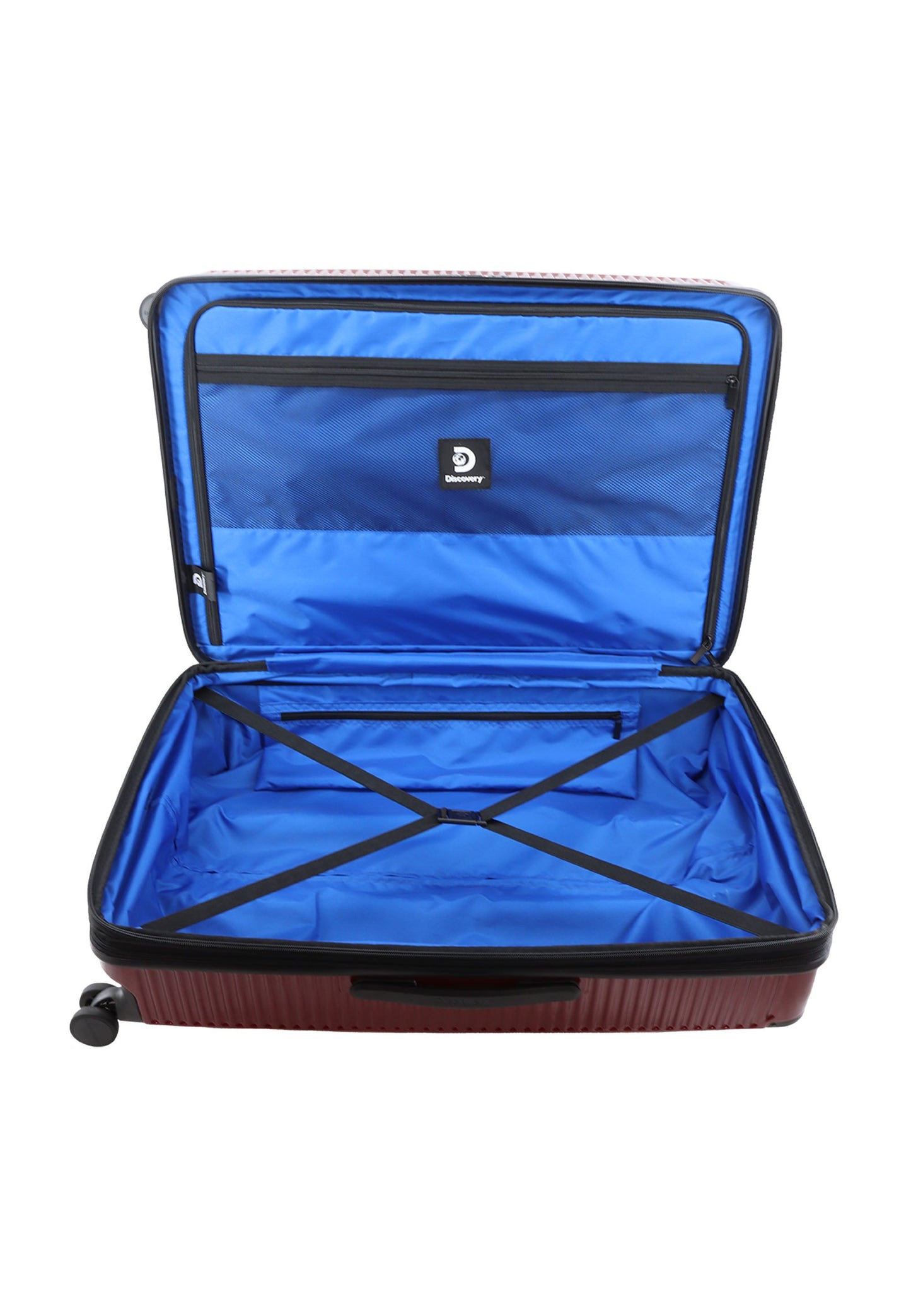 Discovery - Crossroad | Hartschalenkoffer-Set 3-teilig / Trolley-Set / Reisekoffer-Set - (S/M/L) - Rot