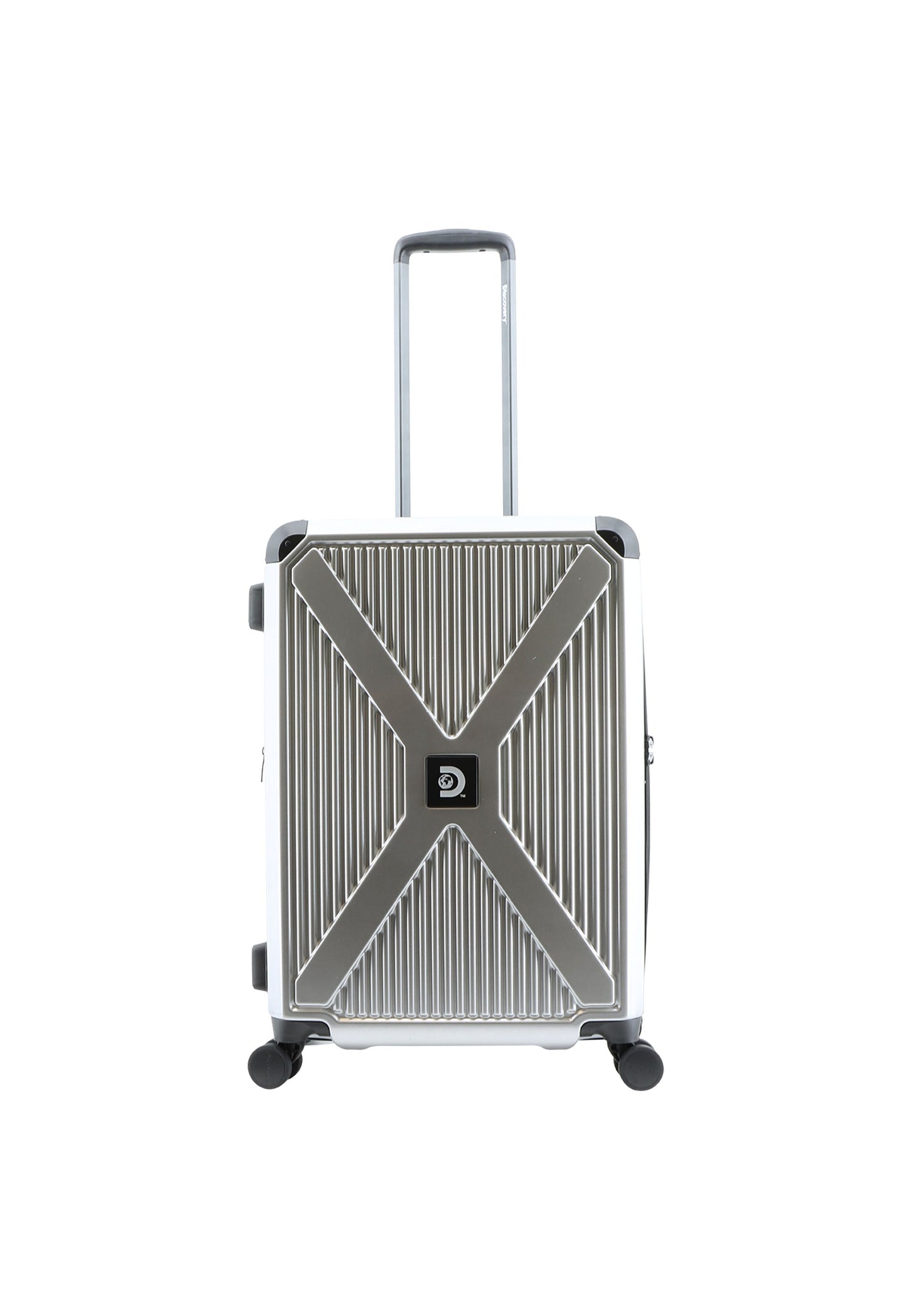 Discovery - Crossroad | Hartschalenkoffer-Set 3-teilig / Trolley-Set / Reisekoffer-Set - (S/M/L) - Silber
