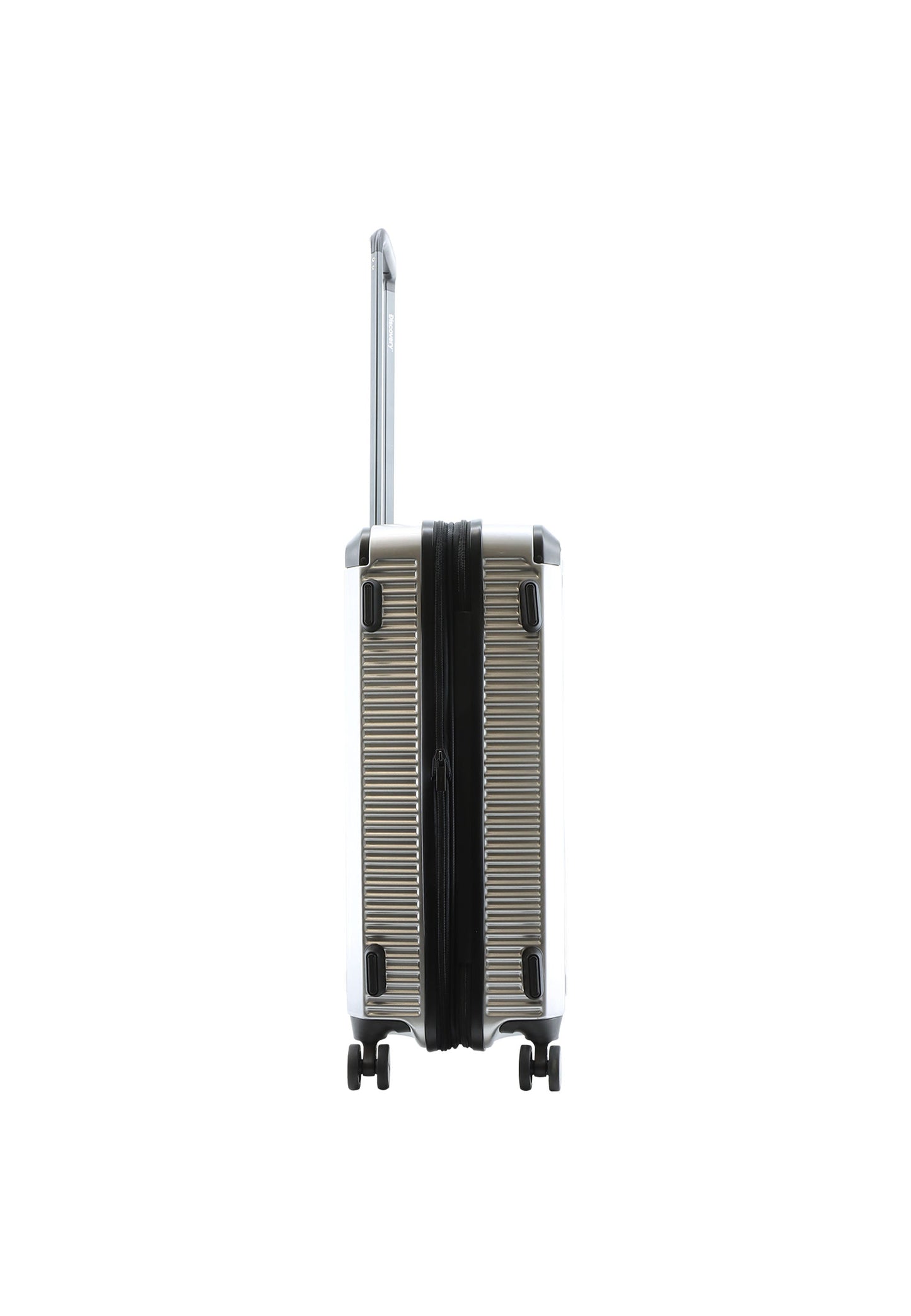 Discovery - Crossroad | Hartschalenkoffer-Set 3-teilig / Trolley-Set / Reisekoffer-Set - (S/M/L) - Silber