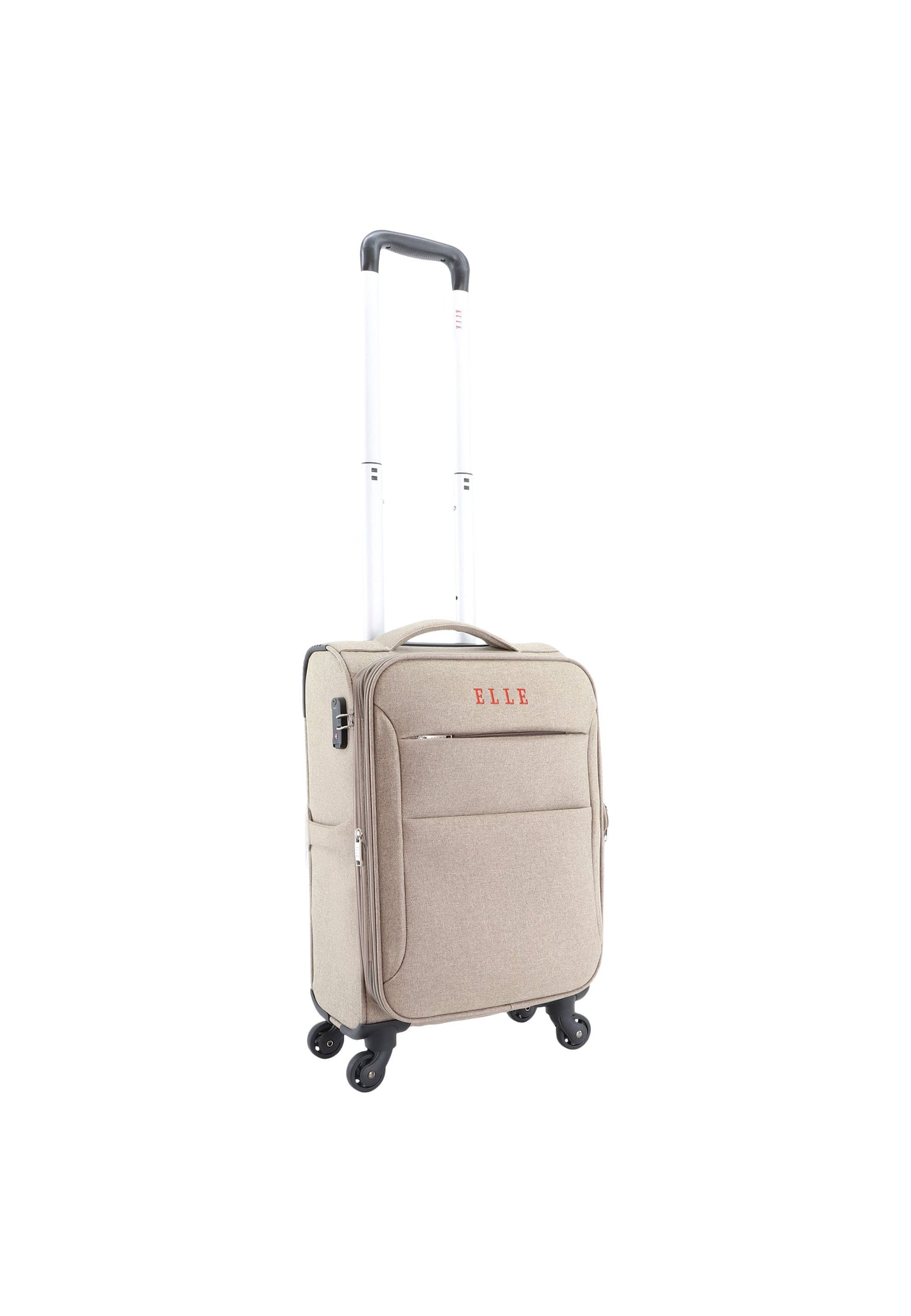 ELLE Pledge Handgepäck Weichschalenkoffer / Trolley / Reisekoffer (Small) Beige