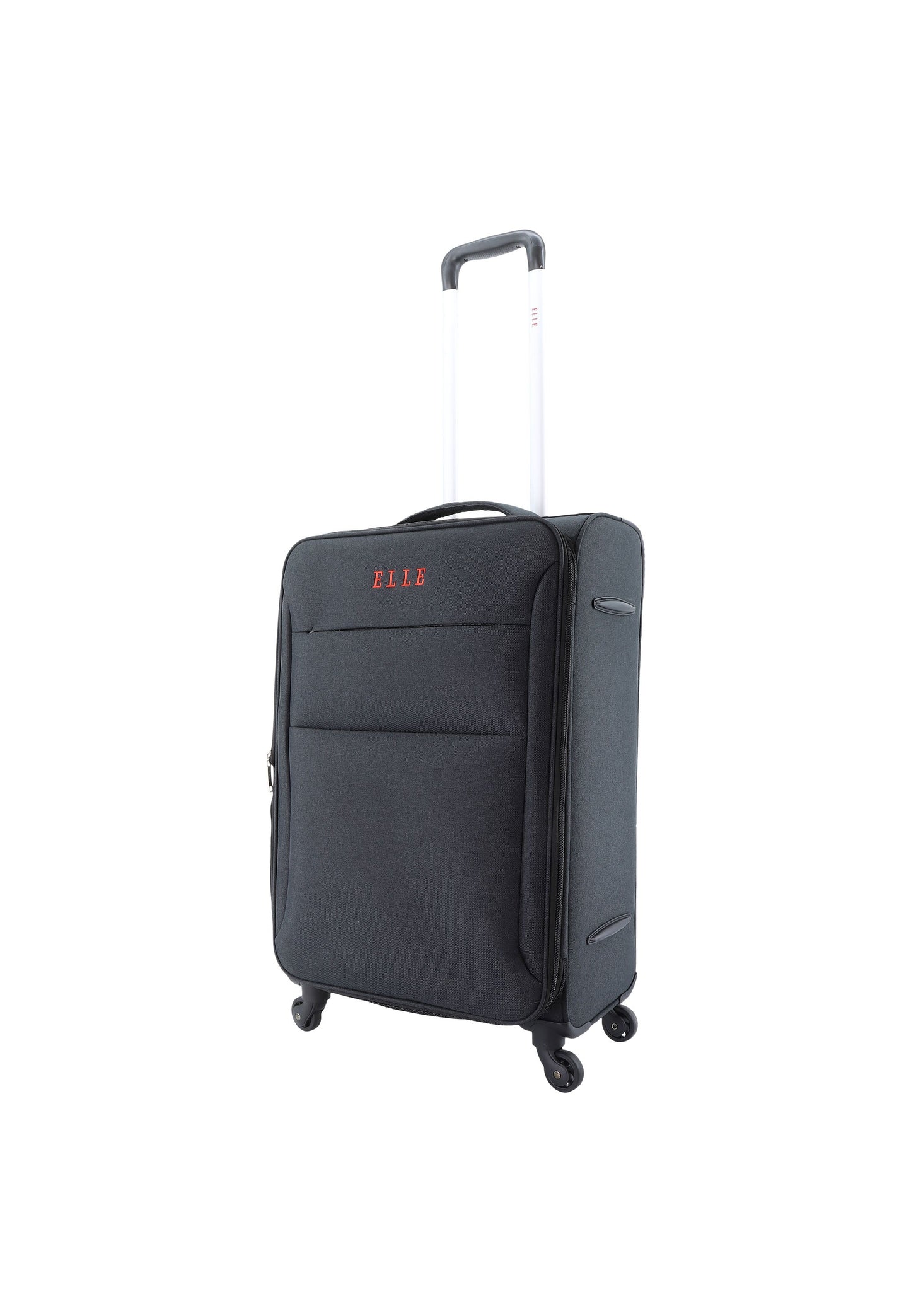 ELLE Pledge Weichschalenkoffer / Trolley / Reisekoffer (Medium) Schwarz