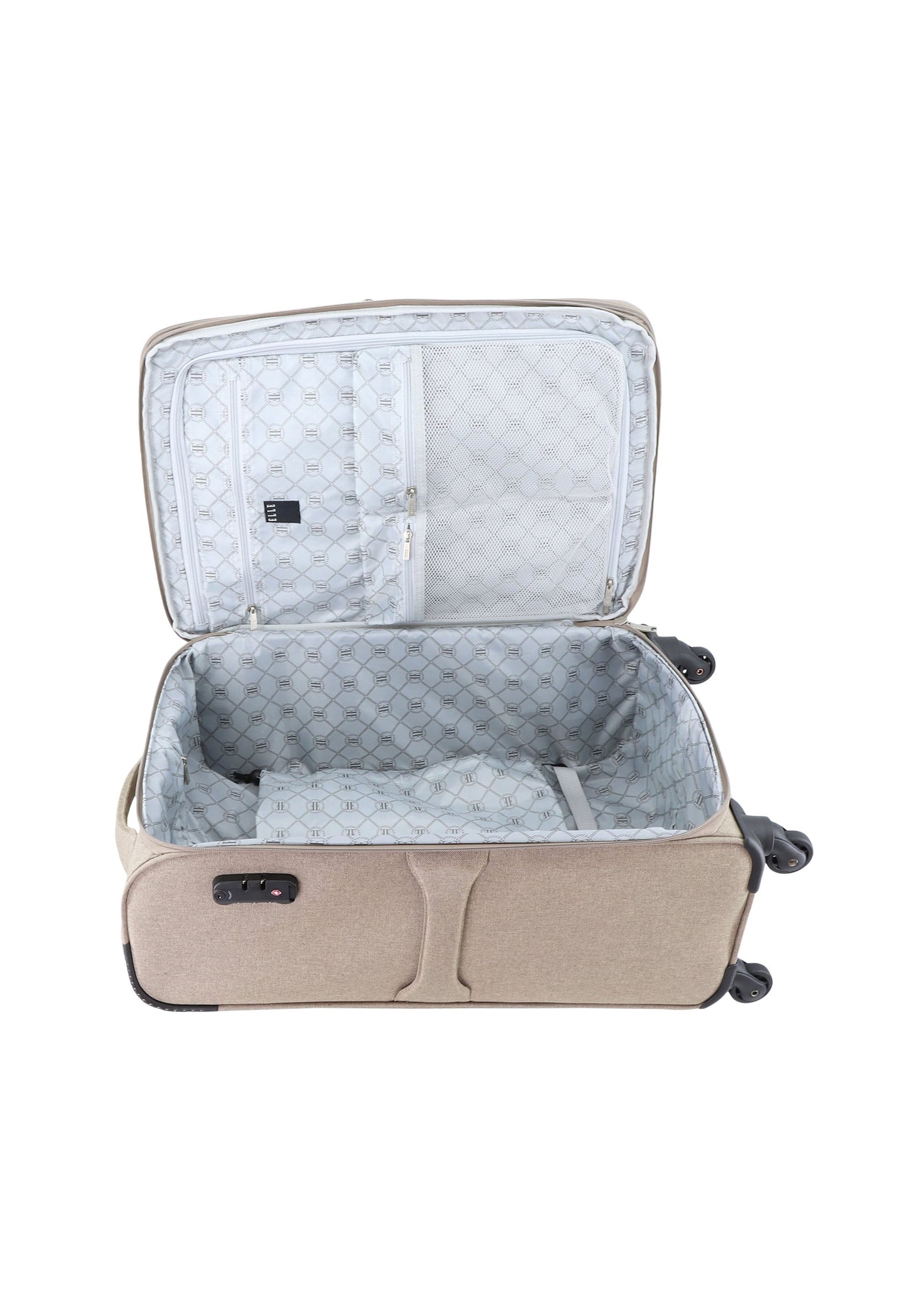 ELLE Pledge Weichschalenkoffer / Trolley / Reisekoffer (Medium) Beige