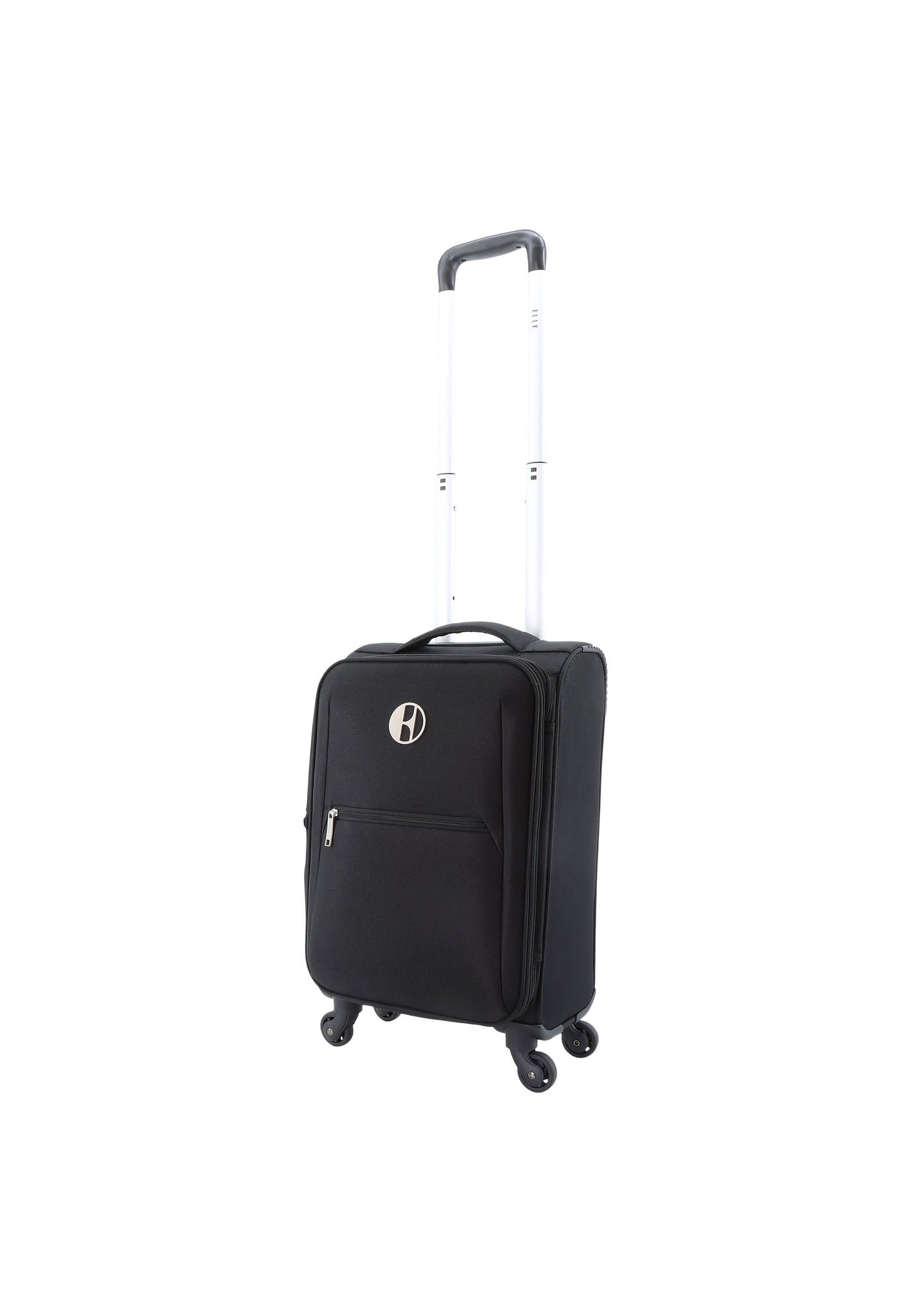 ELLE Mode Handgepäck Weichschalenkoffer / Trolley / Reisekoffer (Small) Schwarz