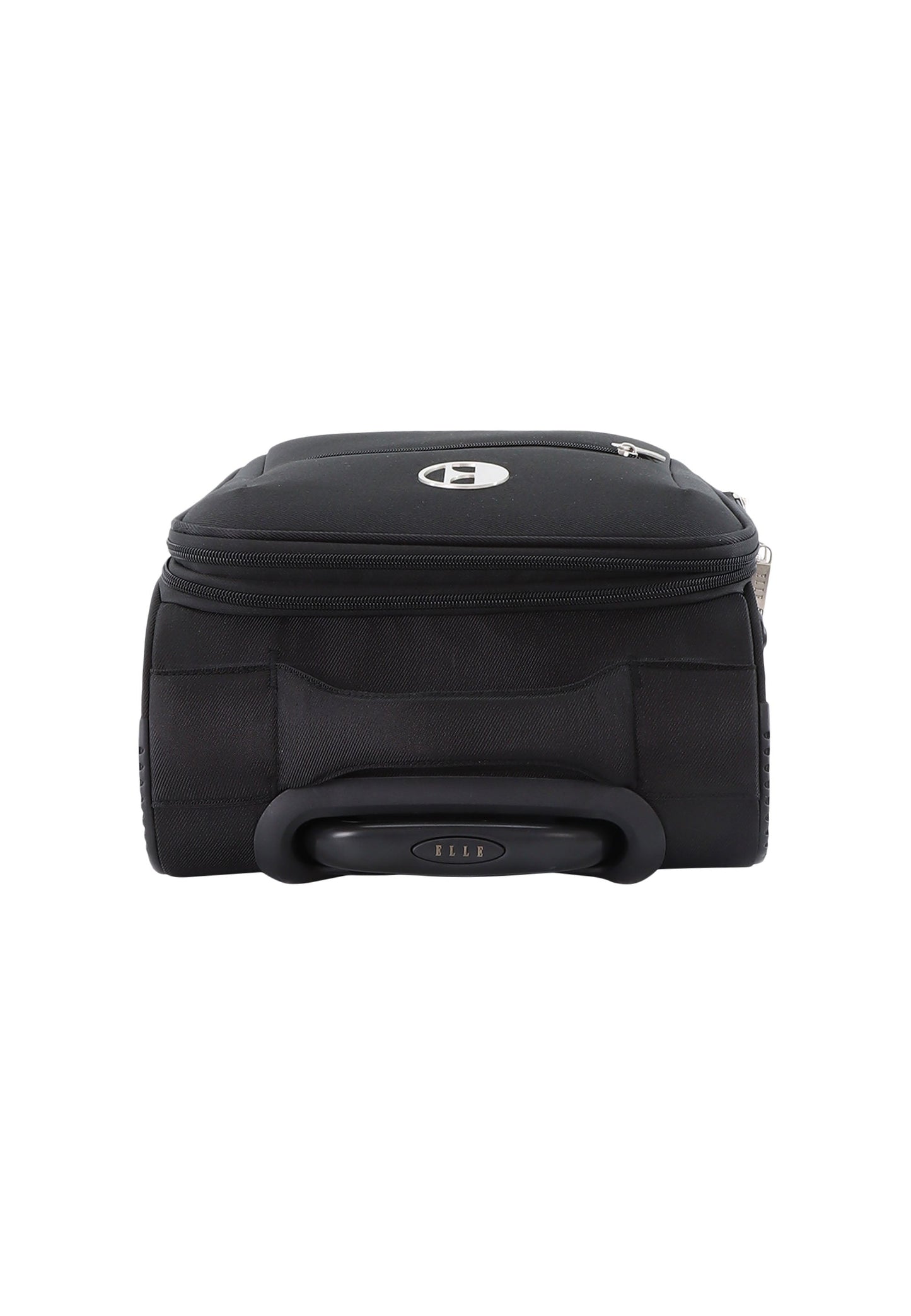 ELLE Mode Handgepäck Weichschalenkoffer / Trolley / Reisekoffer (Small) Schwarz