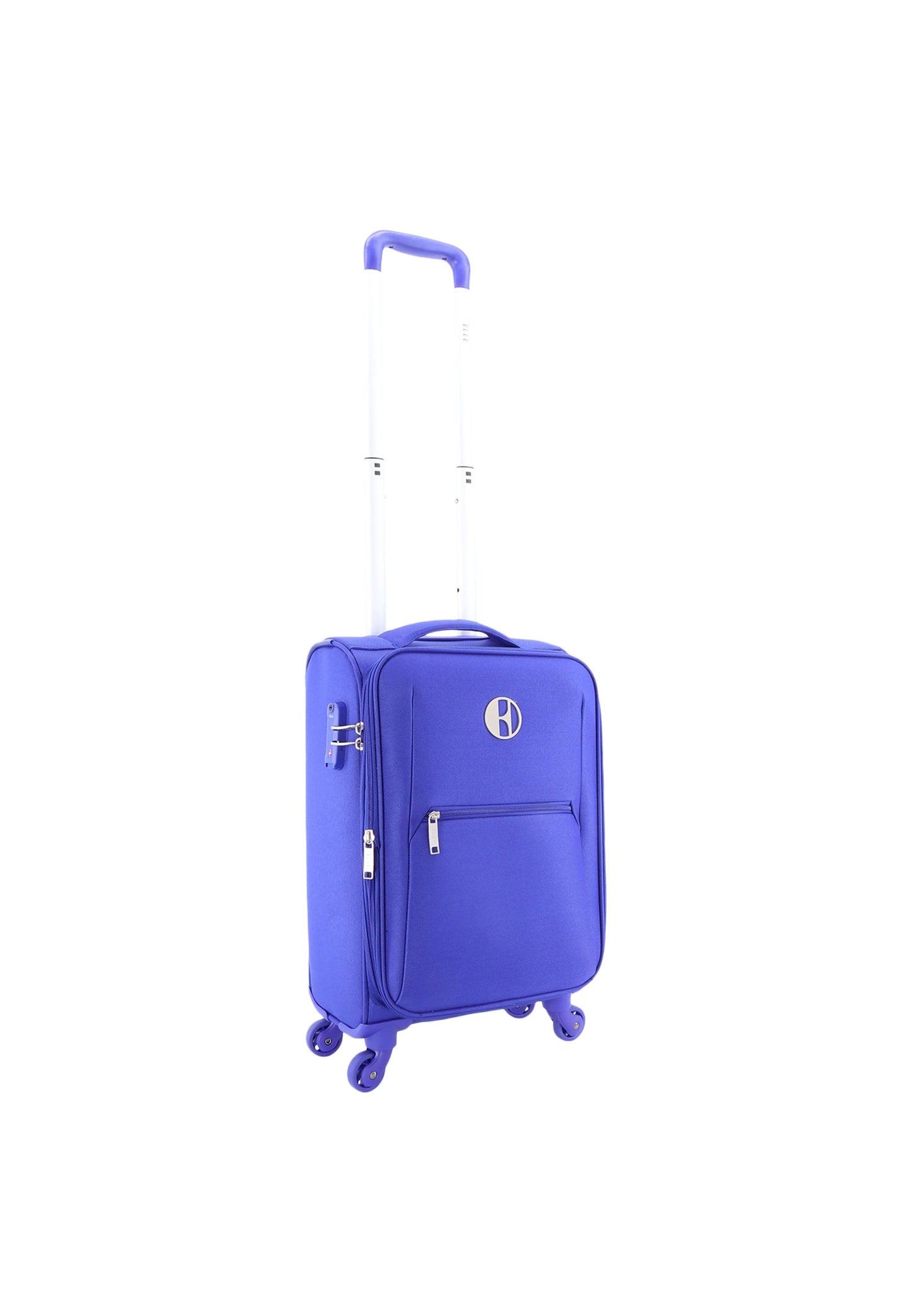 ELLE Mode Handgepäck Weichschalenkoffer / Trolley / Reisekoffer (Small) Blau