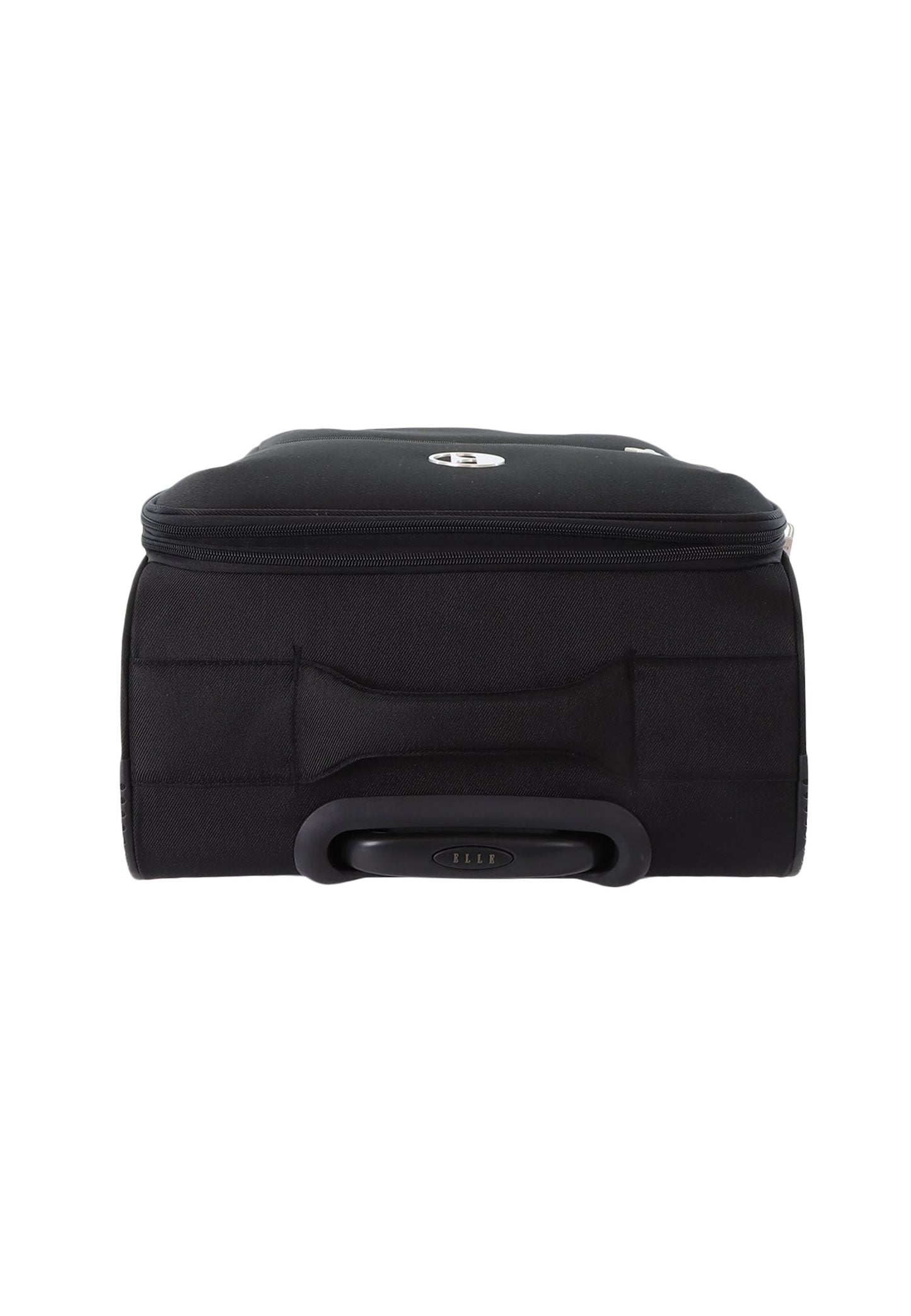 ELLE Mode Weichschalenkoffer / Trolley / Reisekoffer (Medium) Schwarz