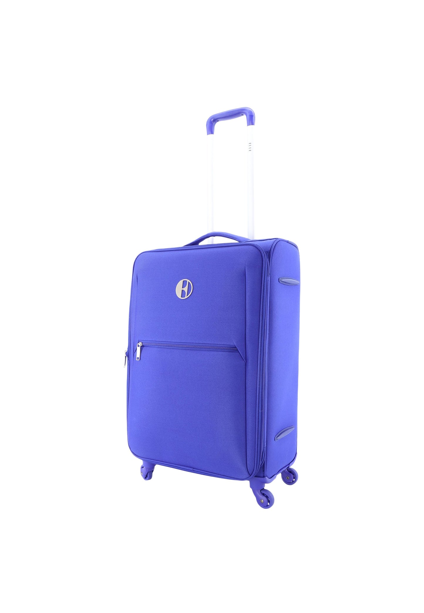 ELLE Mode Weichschalenkoffer / Trolley / Reisekoffer (Medium) Blau