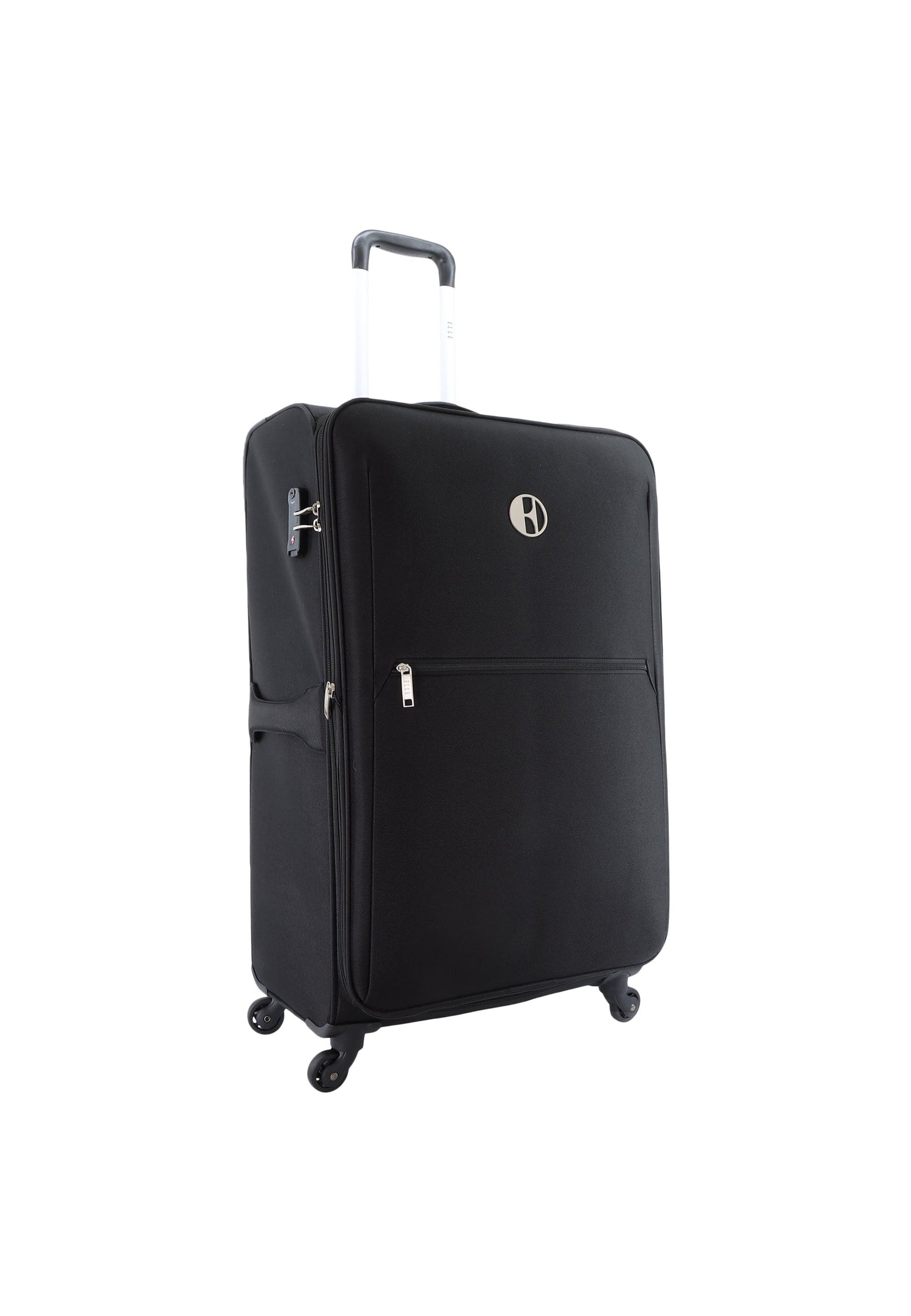 ELLE Mode Weichschalenkoffer / Trolley / Reisekoffer (Large) Schwarz