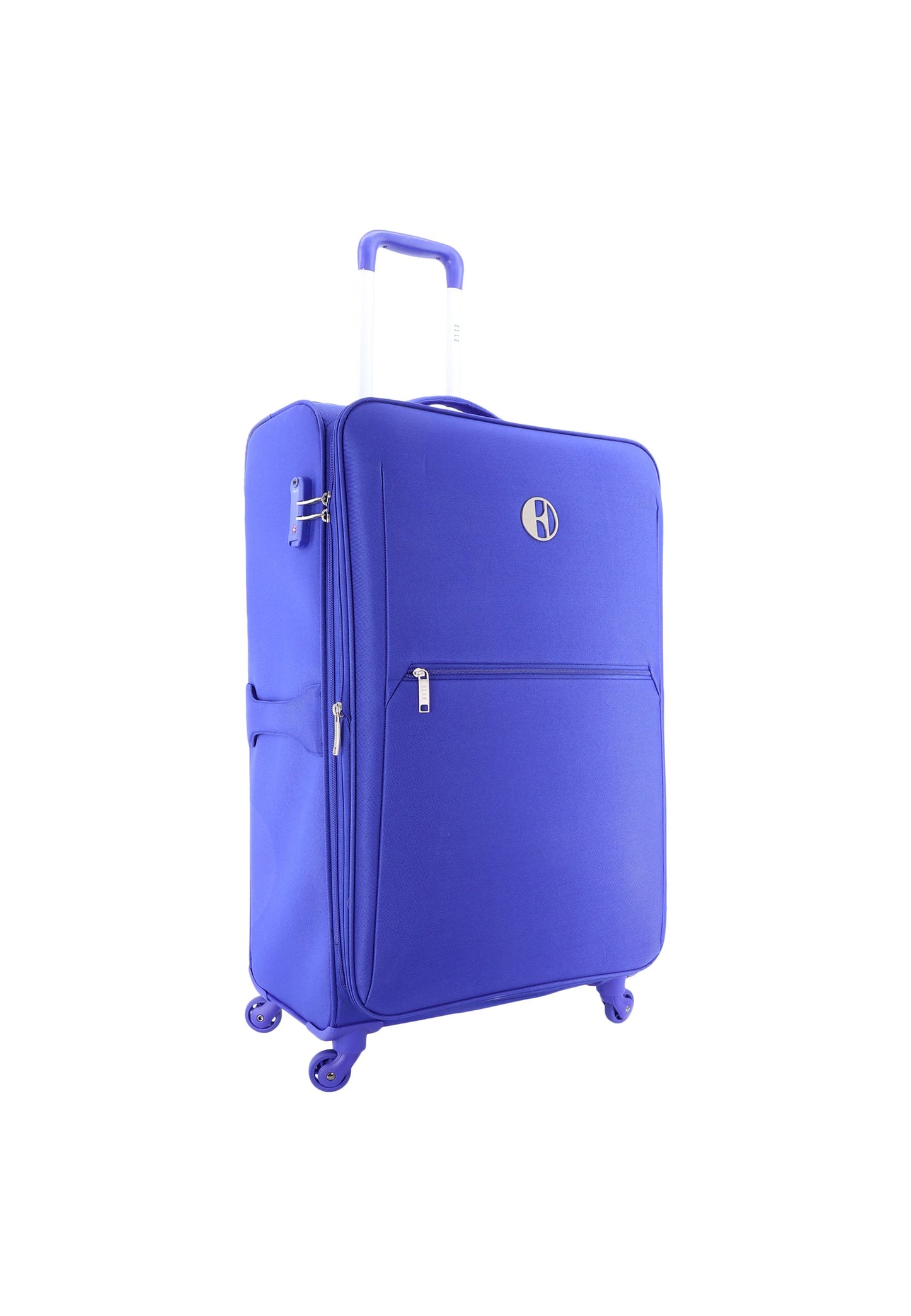 ELLE Mode Weichschalenkoffer / Trolley / Reisekoffer (Large) Blau