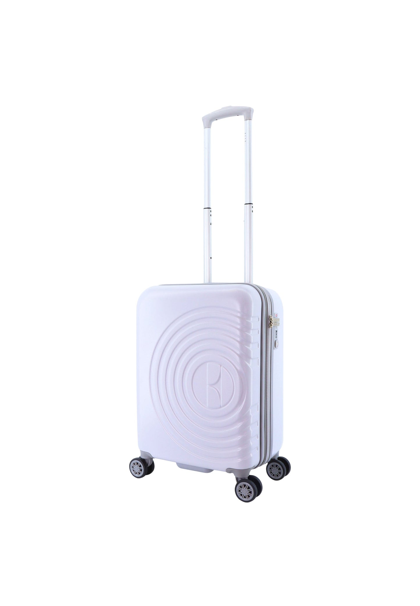 ELLE Debossed Hartschalen-Kofferset / Trolley-Set / Reisekofferset (S/M/L) Lila