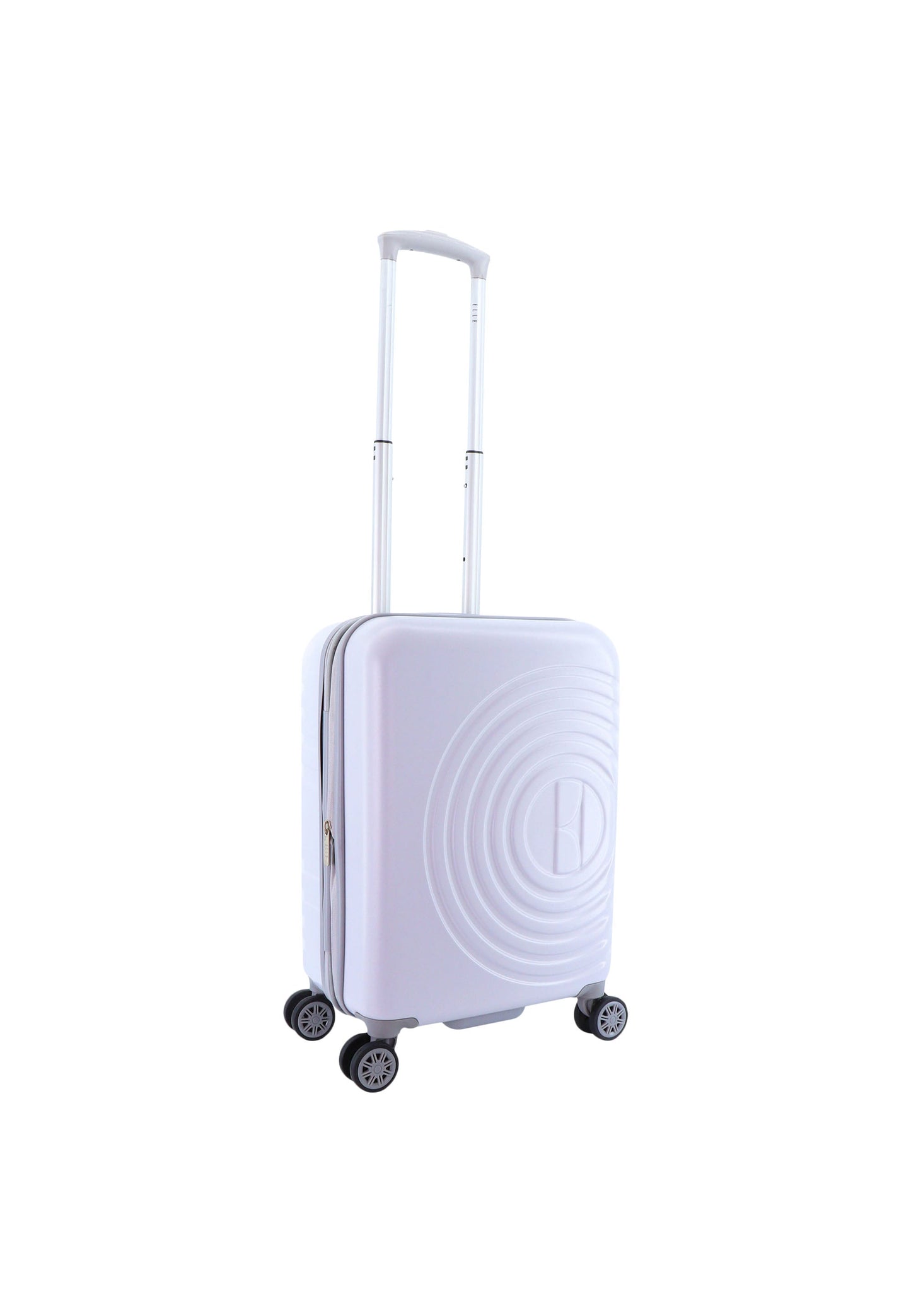 ELLE Debossed Handgepäck Hartschalenkoffer / Trolley / Reisekoffer (Small) Lila