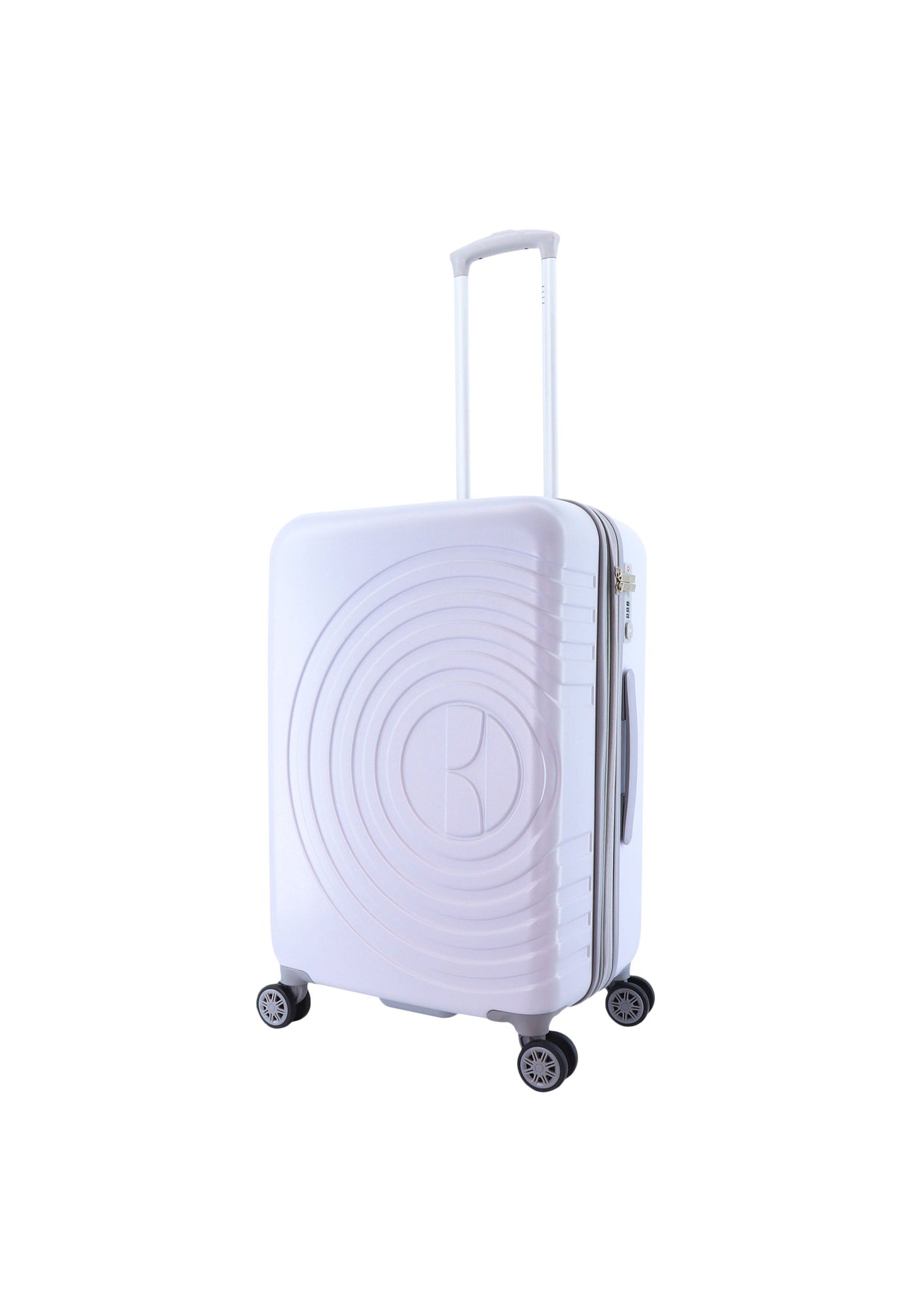 ELLE Debossed Hartschalen-Kofferset / Trolley-Set / Reisekofferset (S/M/L) Lila
