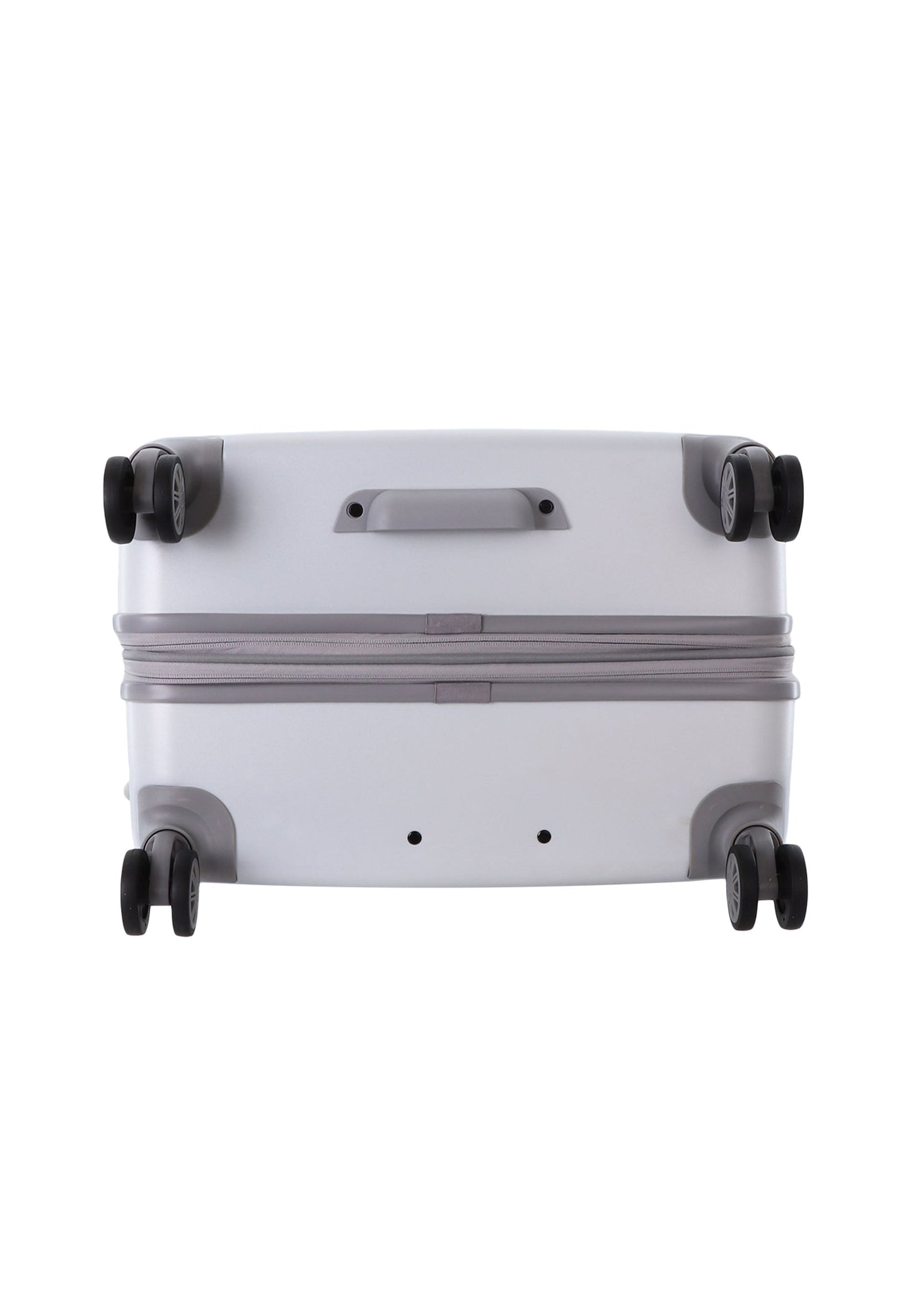 ELLE Debossed Hartschalen-Kofferset / Trolley-Set / Reisekofferset (S/M/L) Weiß