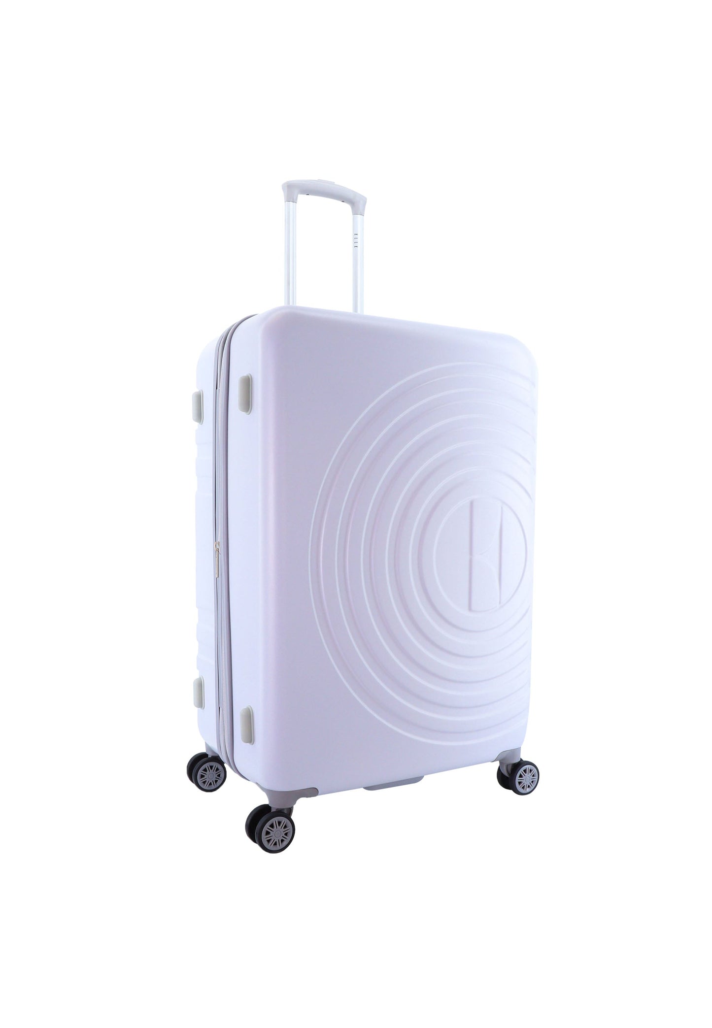 ELLE Debossed Hartschalen-Kofferset / Trolley-Set / Reisekofferset (S/M/L) Lila