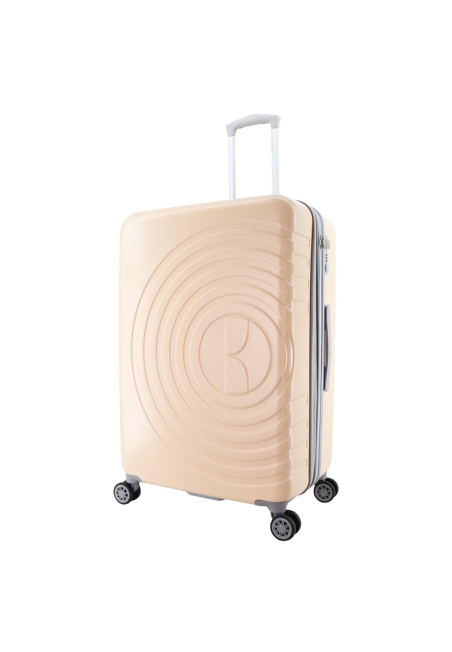 ELLE Debossed Hartschalenkoffer / Trolley / Reisekoffer (Large) Rosa