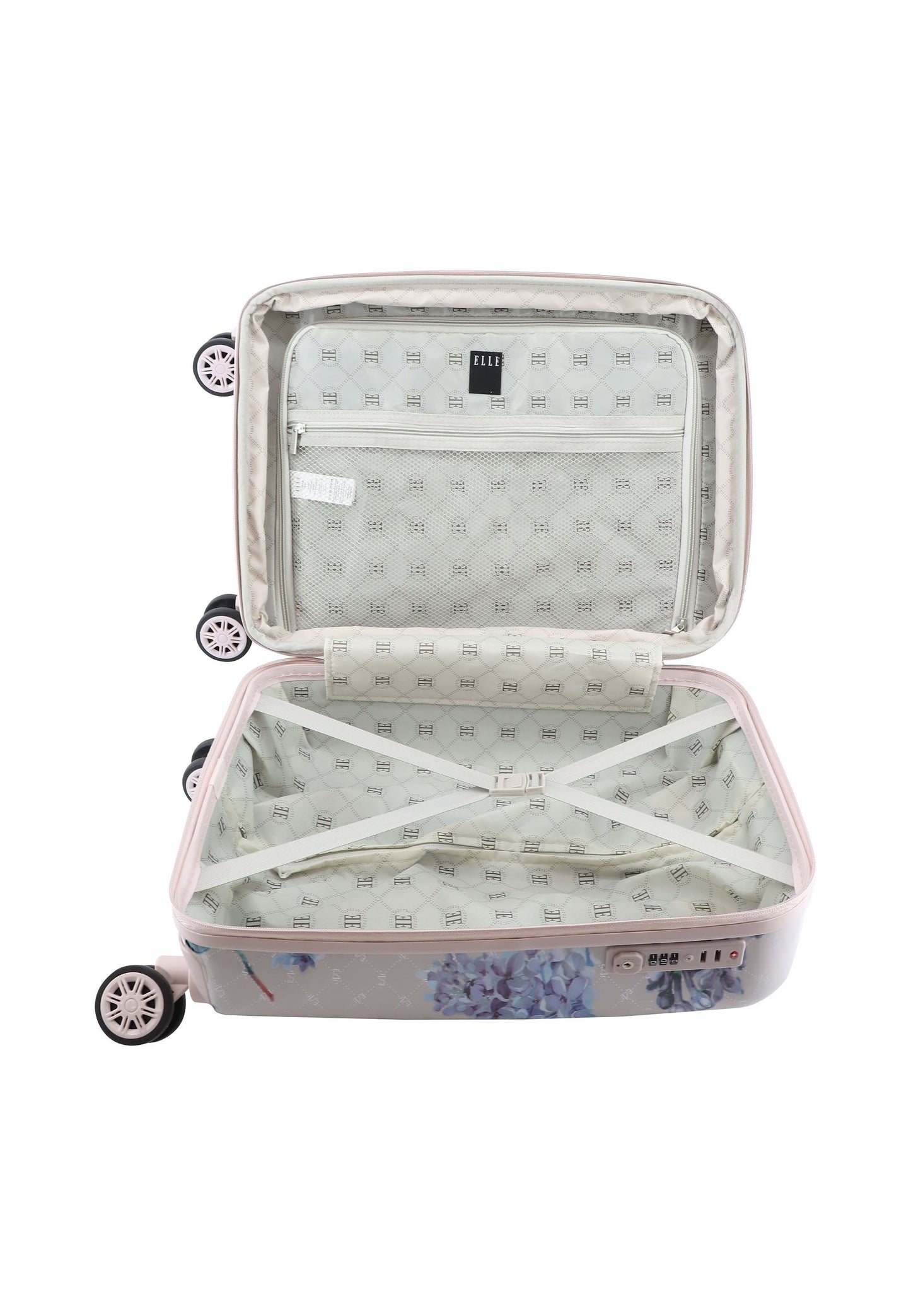 ELLE Floret Handgepäck Hartschalenkoffer / Trolley / Reisekoffer (Small) Lilac