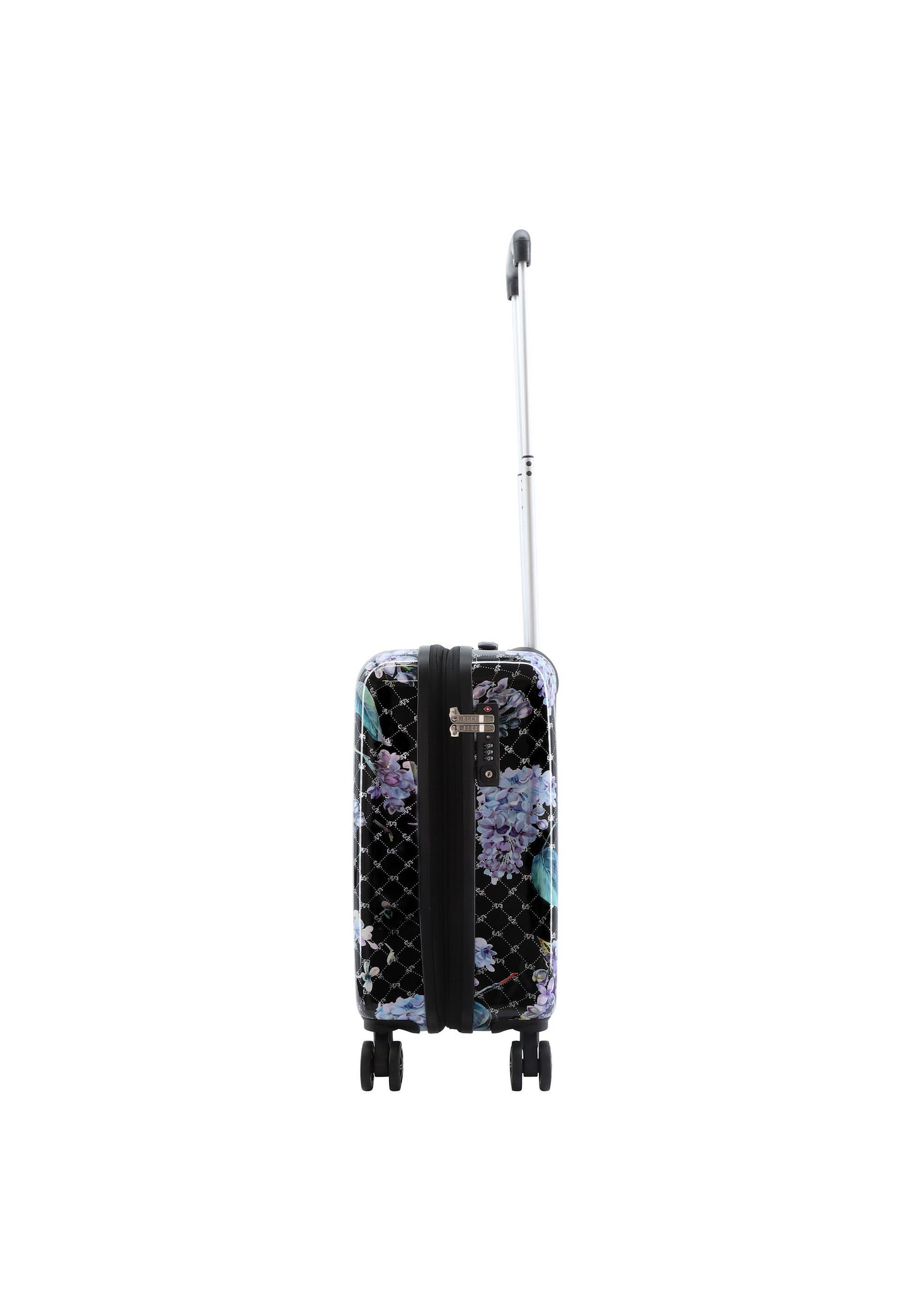 ELLE Floret Handgepäck Hartschalenkoffer / Trolley / Reisekoffer (Small) Schwarz