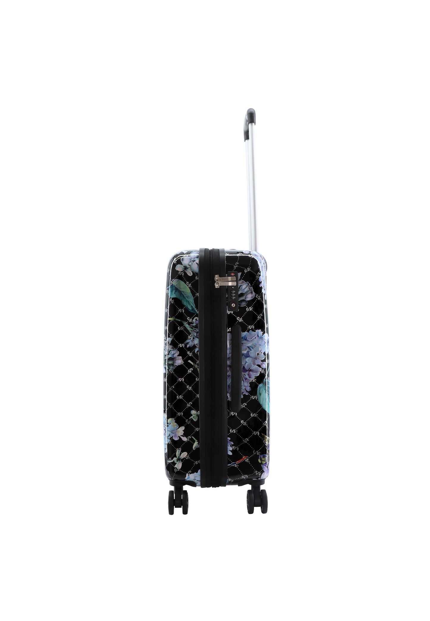 ELLE Floret Hartschalenkoffer / Trolley / Reisekoffer (Medium) Schwarz