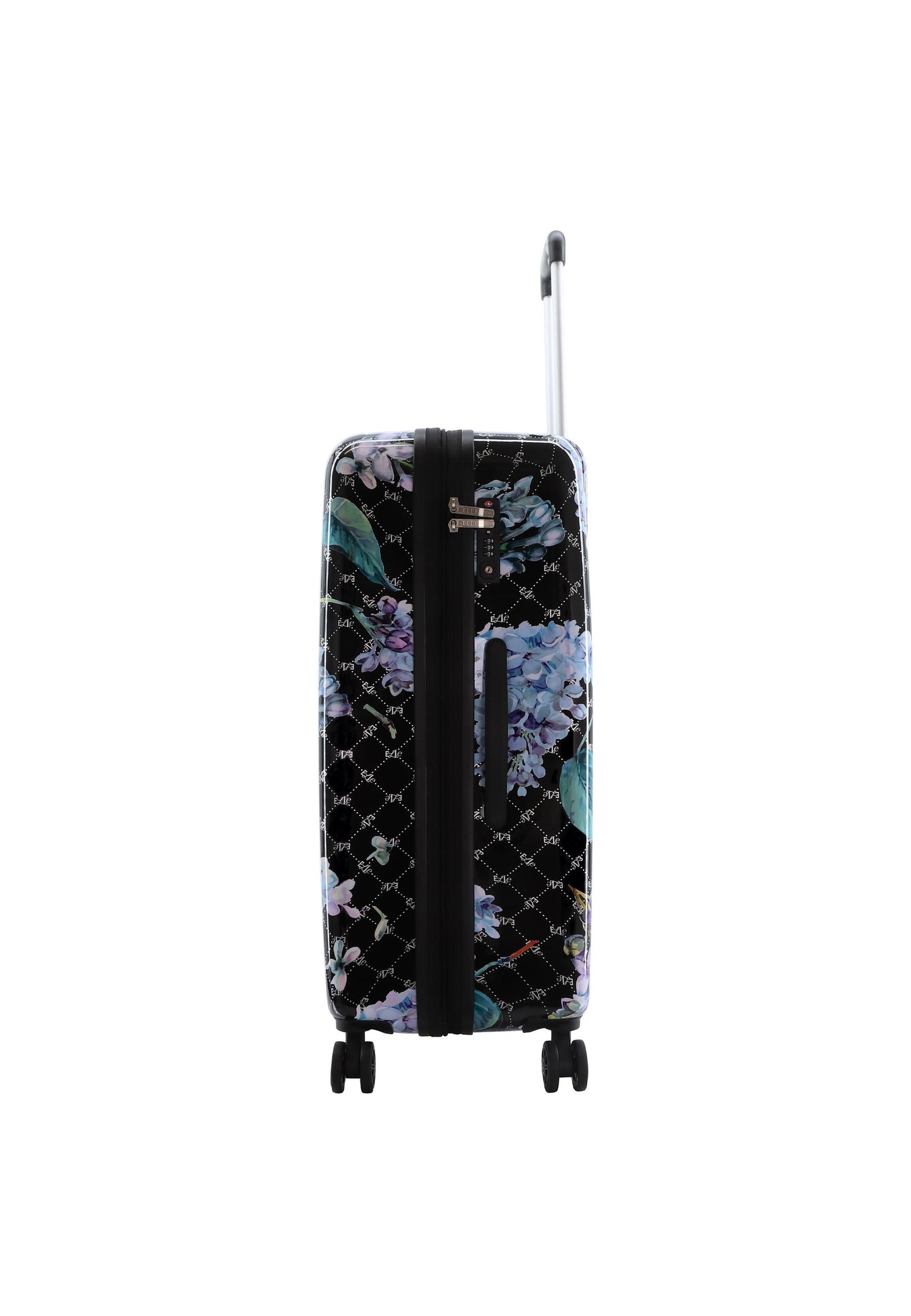 ELLE Floret Hartschalenkoffer / Trolley / Reisekoffer (Large) Schwarz