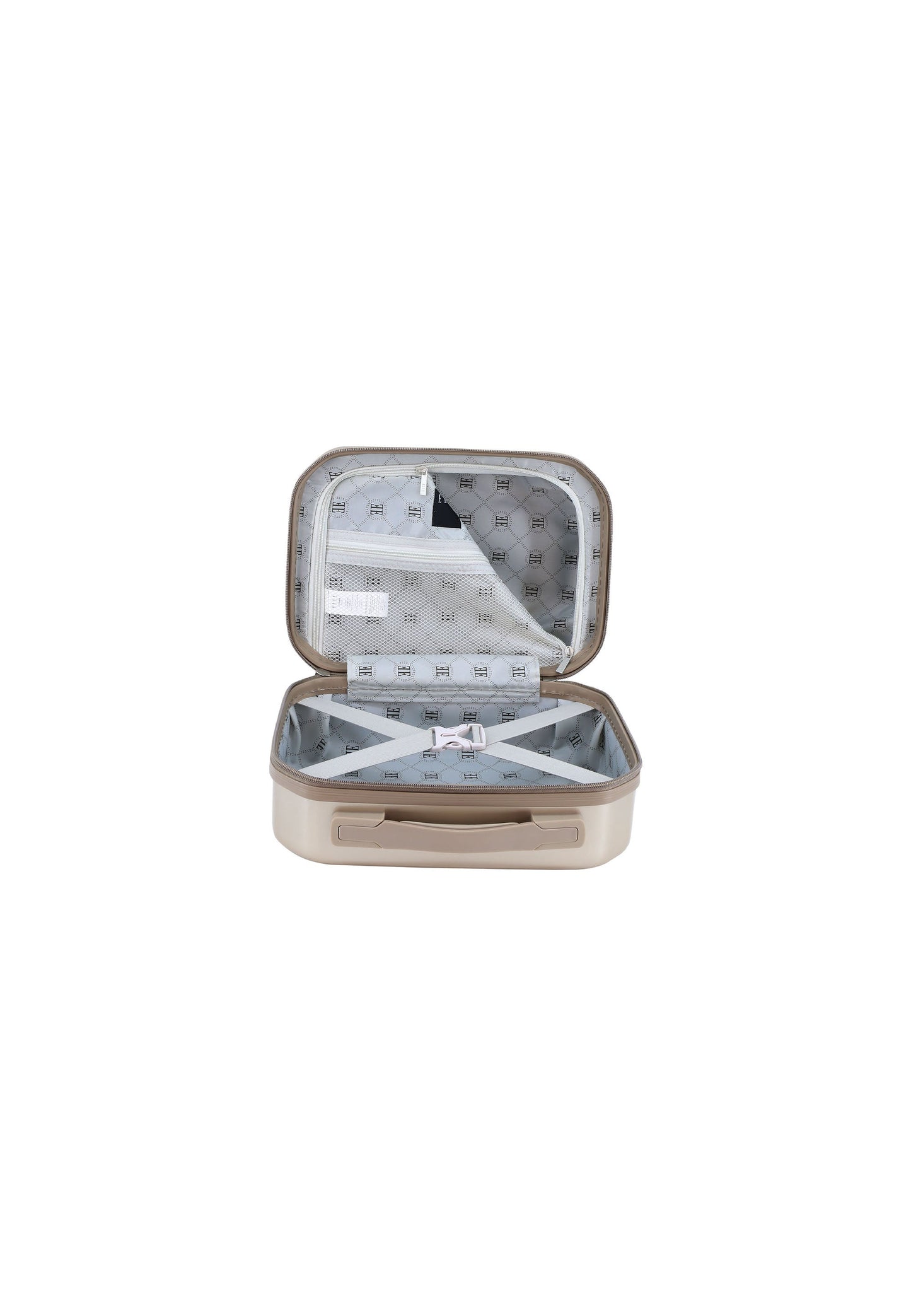 ELLE Diamond Toilettentasche / Kosmetiktasche Taupe