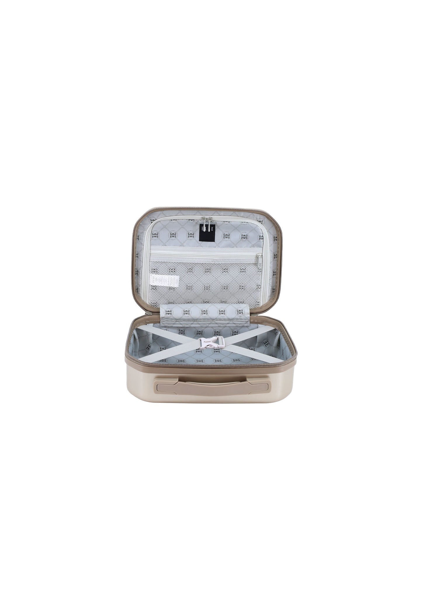 ELLE Diamond Toilettentasche / Kosmetiktasche Taupe