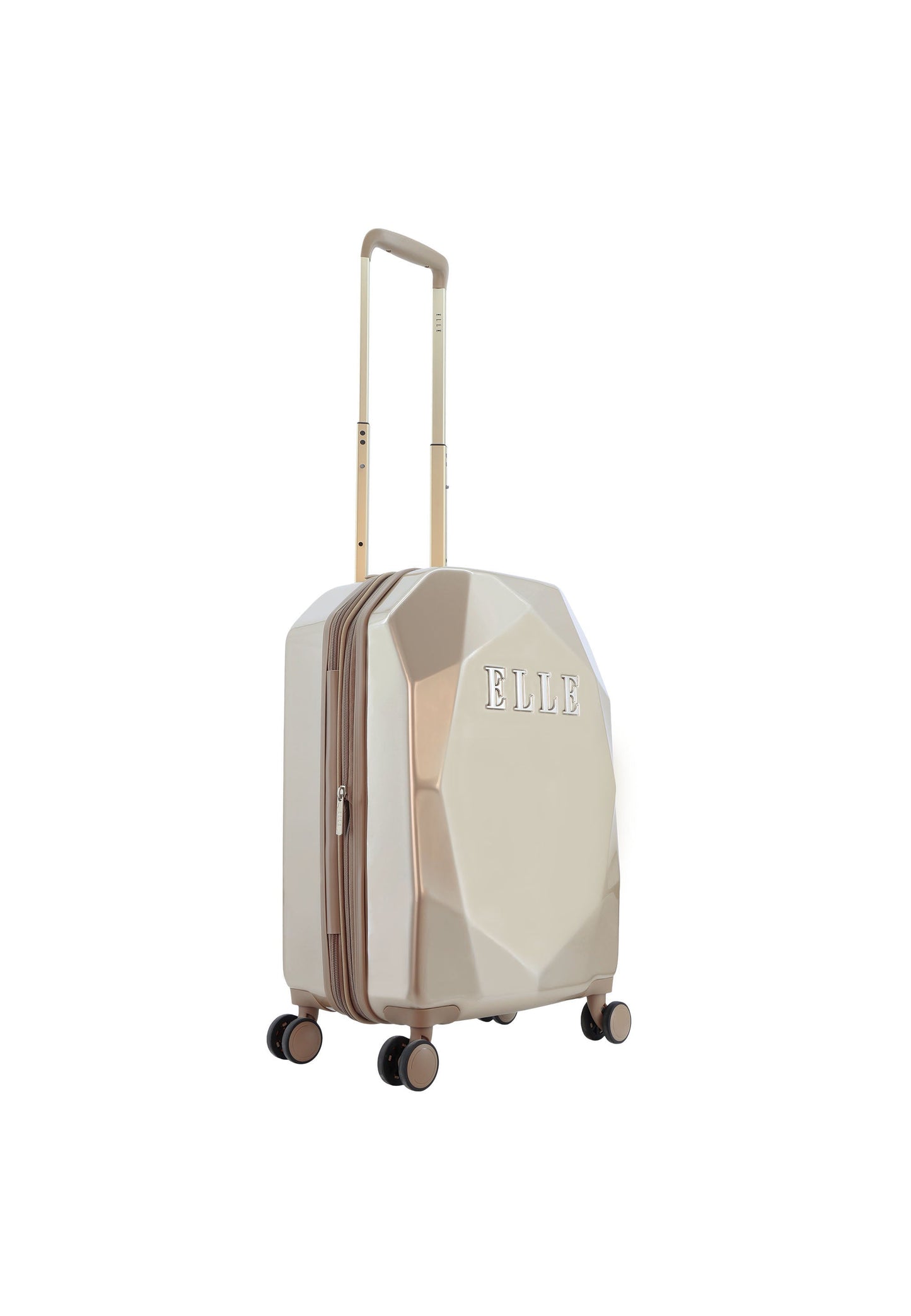 ELLE Diamond Handgepäck Hartschalenkoffer / Trolley / Reisekoffer (Small) Taupe