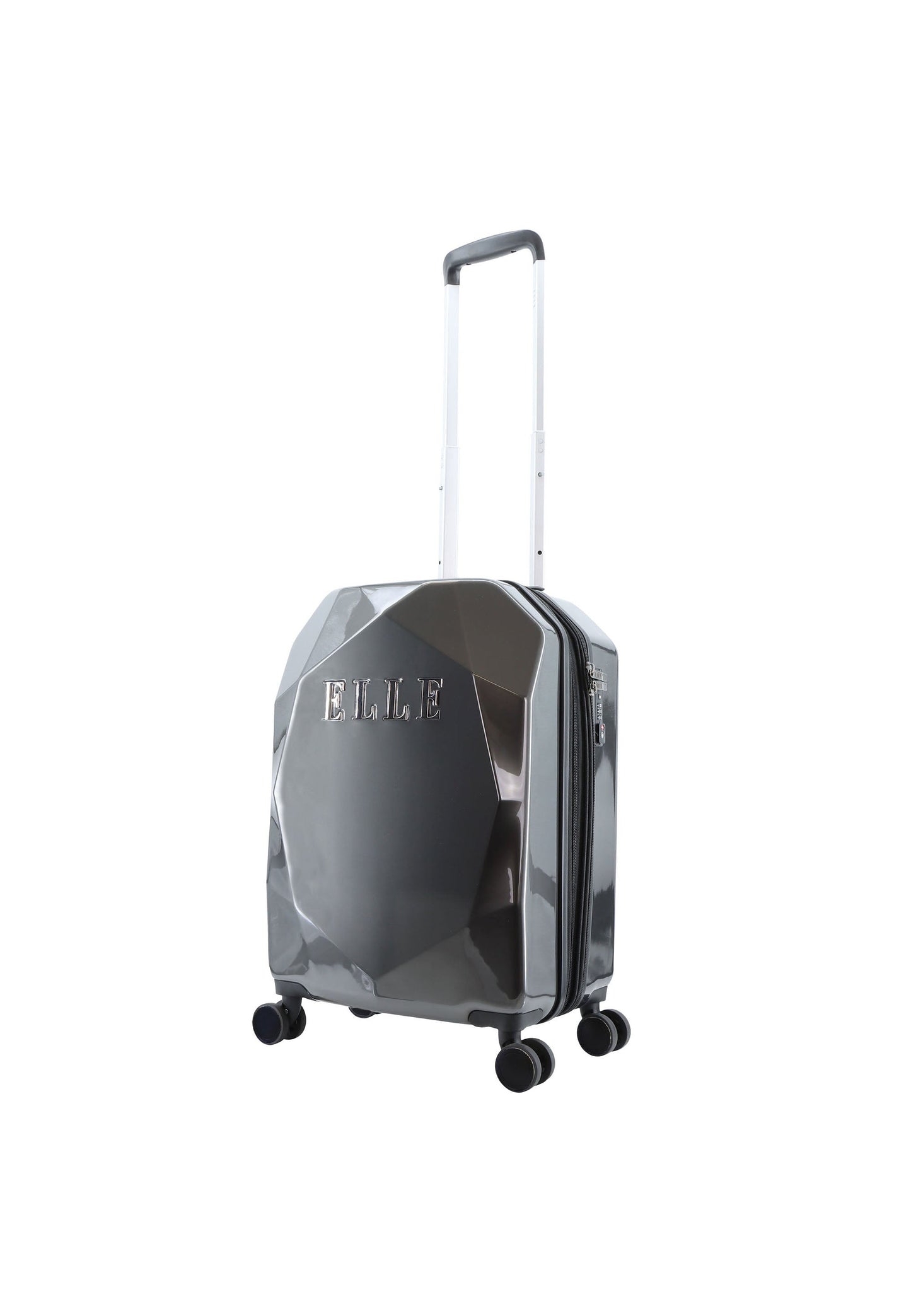 ELLE Diamond Handgepäck Hartschalenkoffer / Trolley / Reisekoffer (Small) Anthrazit