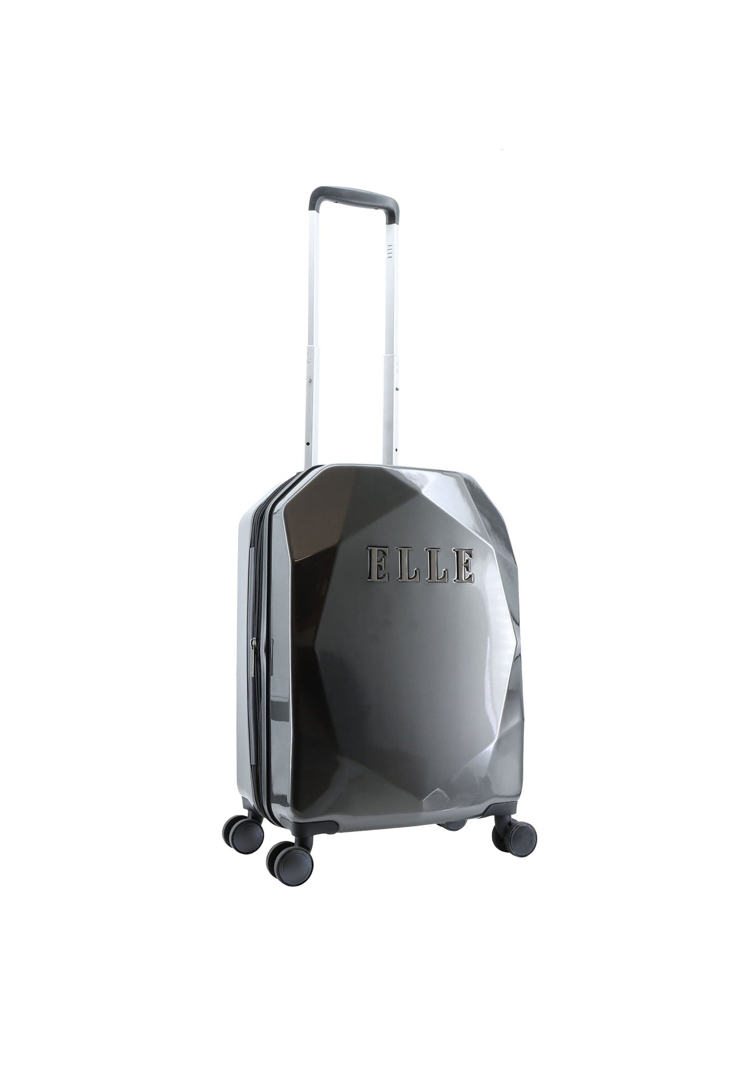 ELLE Diamond Handgepäck Hartschalenkoffer / Trolley / Reisekoffer (Small) Anthrazit