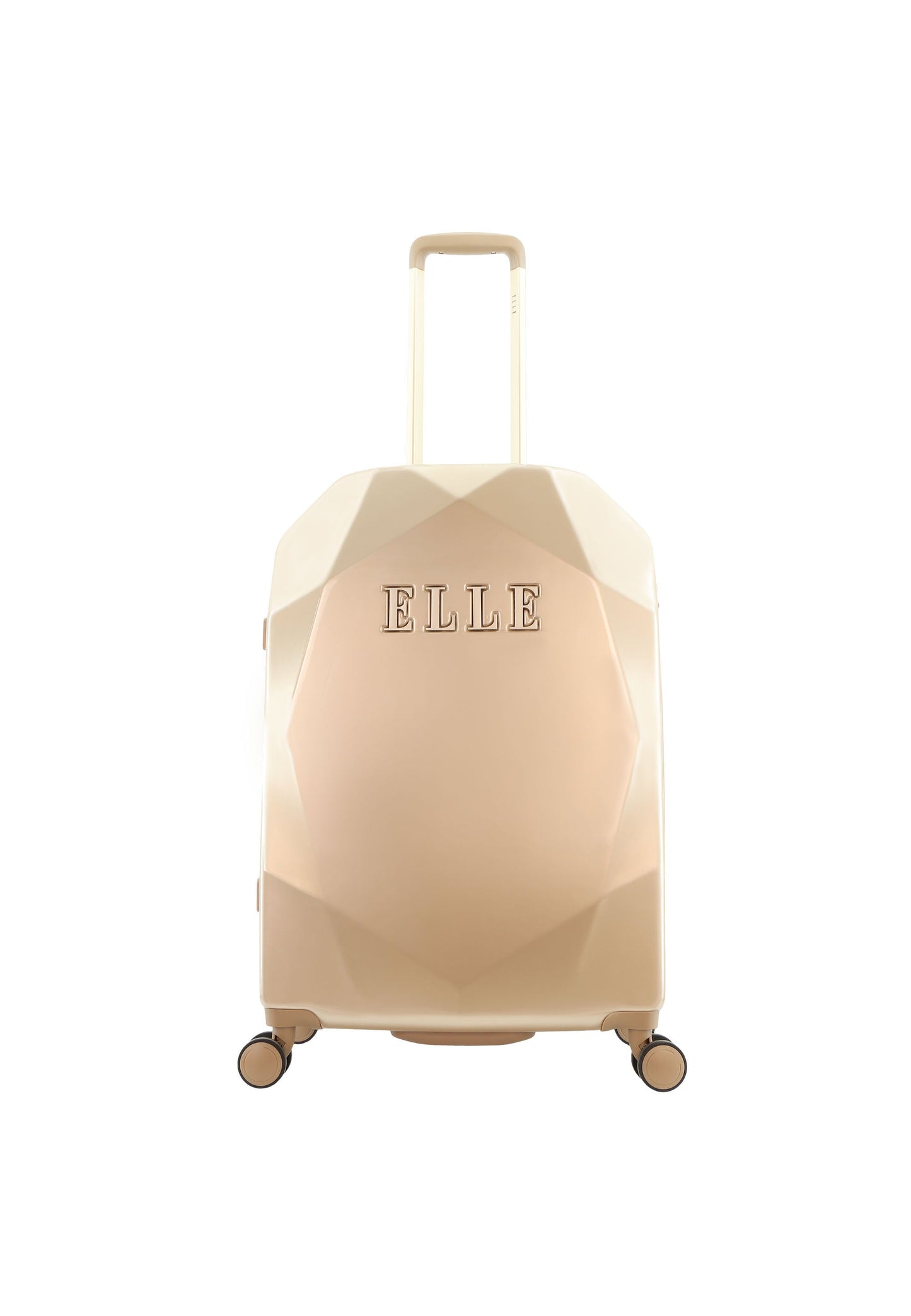 ELLE Diamond Hartschalen-Kofferset / Trolley-Set / Reisekofferset (S/M/L) Taupe