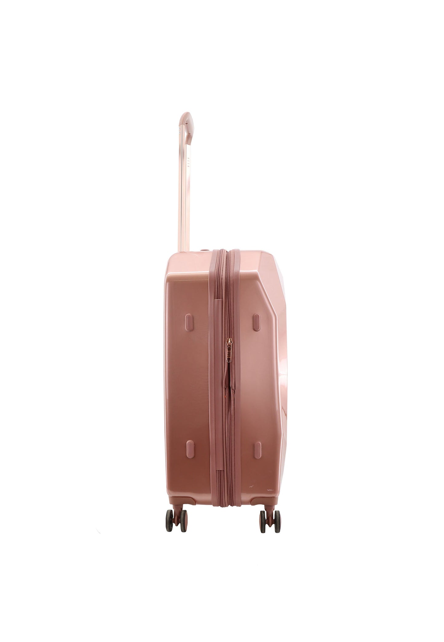 ELLE Diamond Hartschalenkoffer / Trolley / Reisekoffer (Medium) Roségold