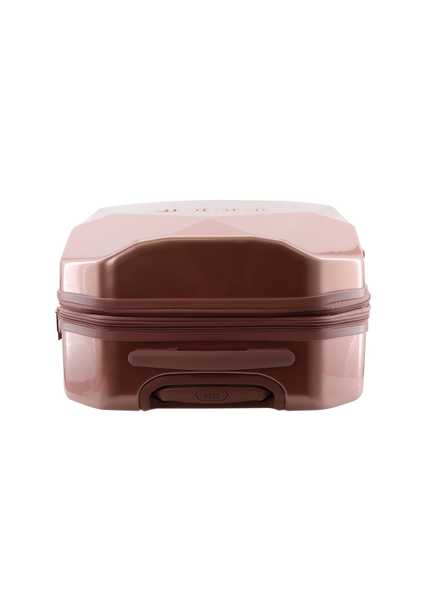 ELLE Diamond Hartschalenkoffer / Trolley / Reisekoffer (Medium) Roségold