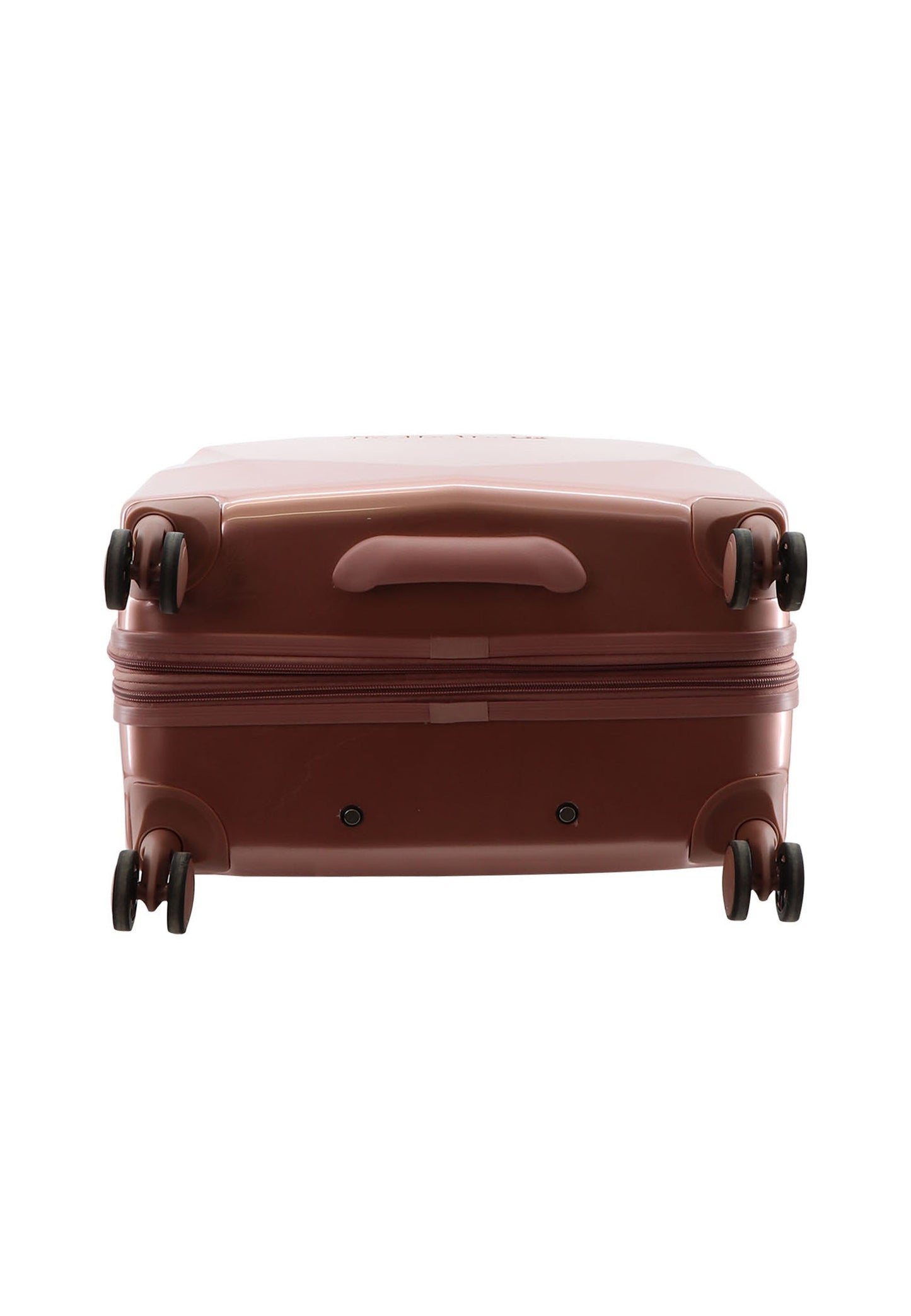 ELLE Diamond Hartschalenkoffer / Trolley / Reisekoffer (Medium) Roségold