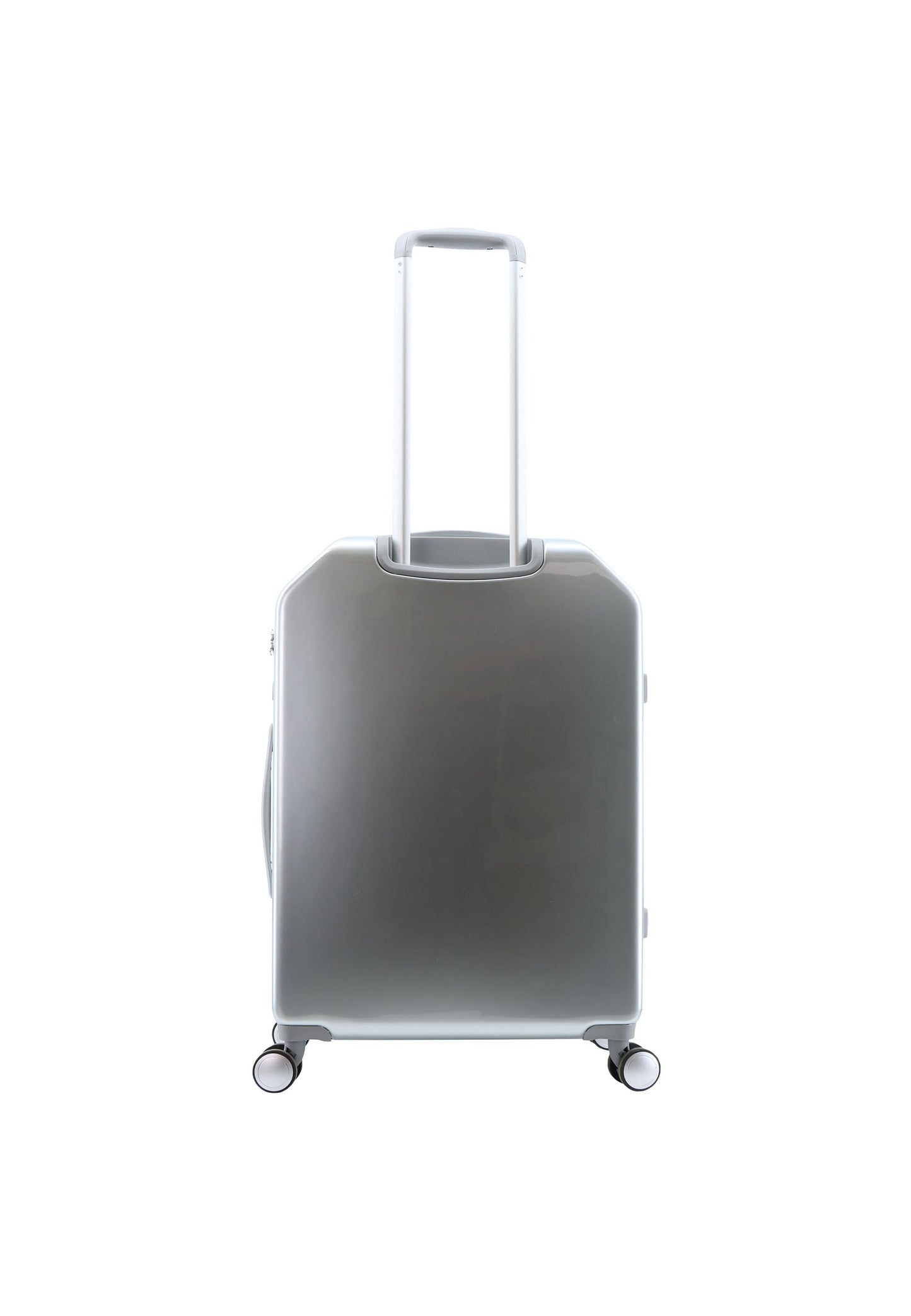 ELLE Diamond Hartschalenkoffer / Trolley / Reisekoffer (Medium) Silber