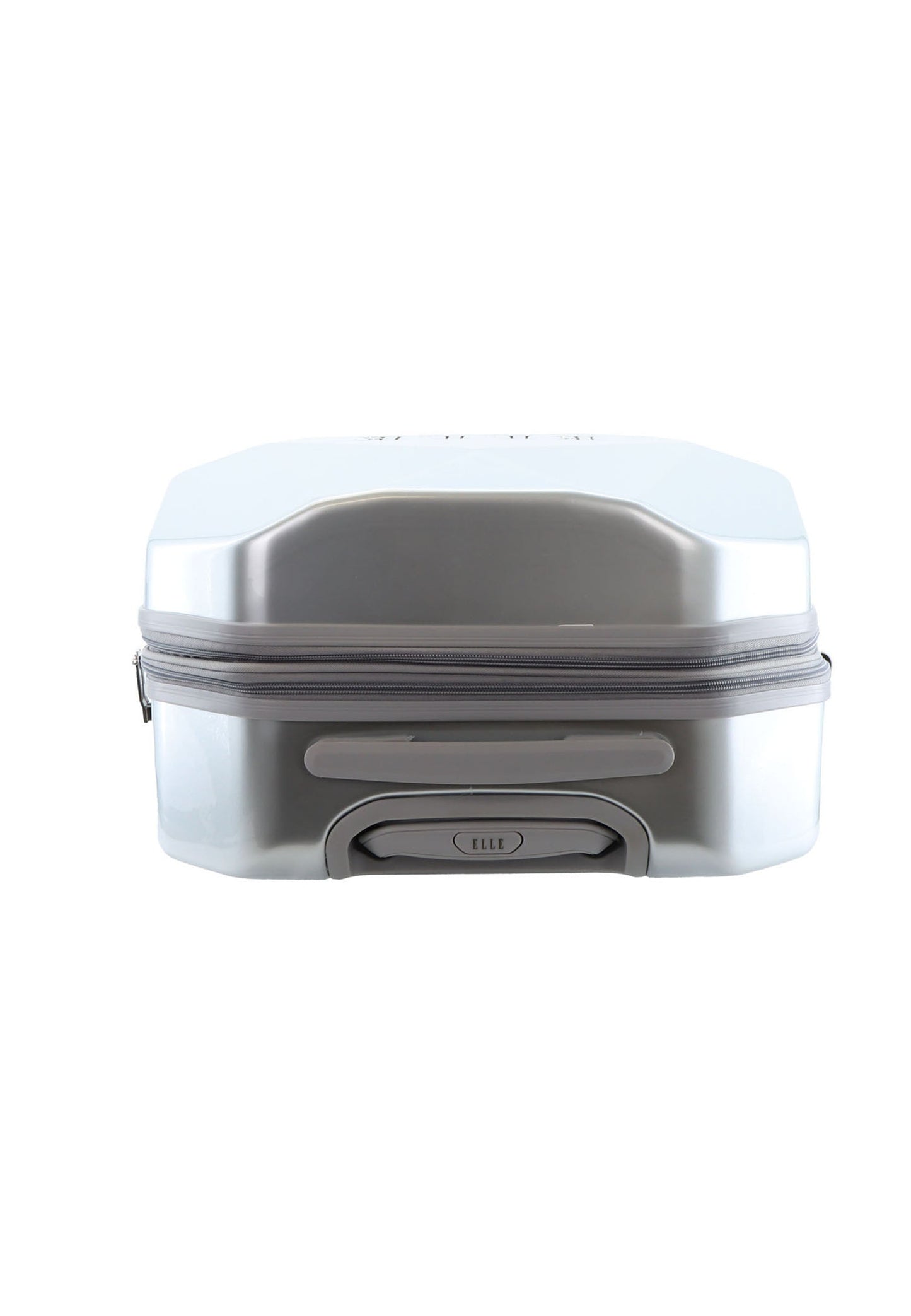 ELLE Diamond Hartschalenkoffer / Trolley / Reisekoffer (Medium) Silber