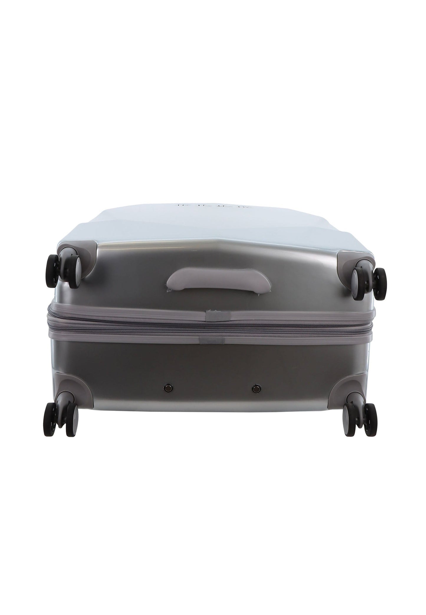 ELLE Diamond Hartschalenkoffer / Trolley / Reisekoffer (Medium) Silber