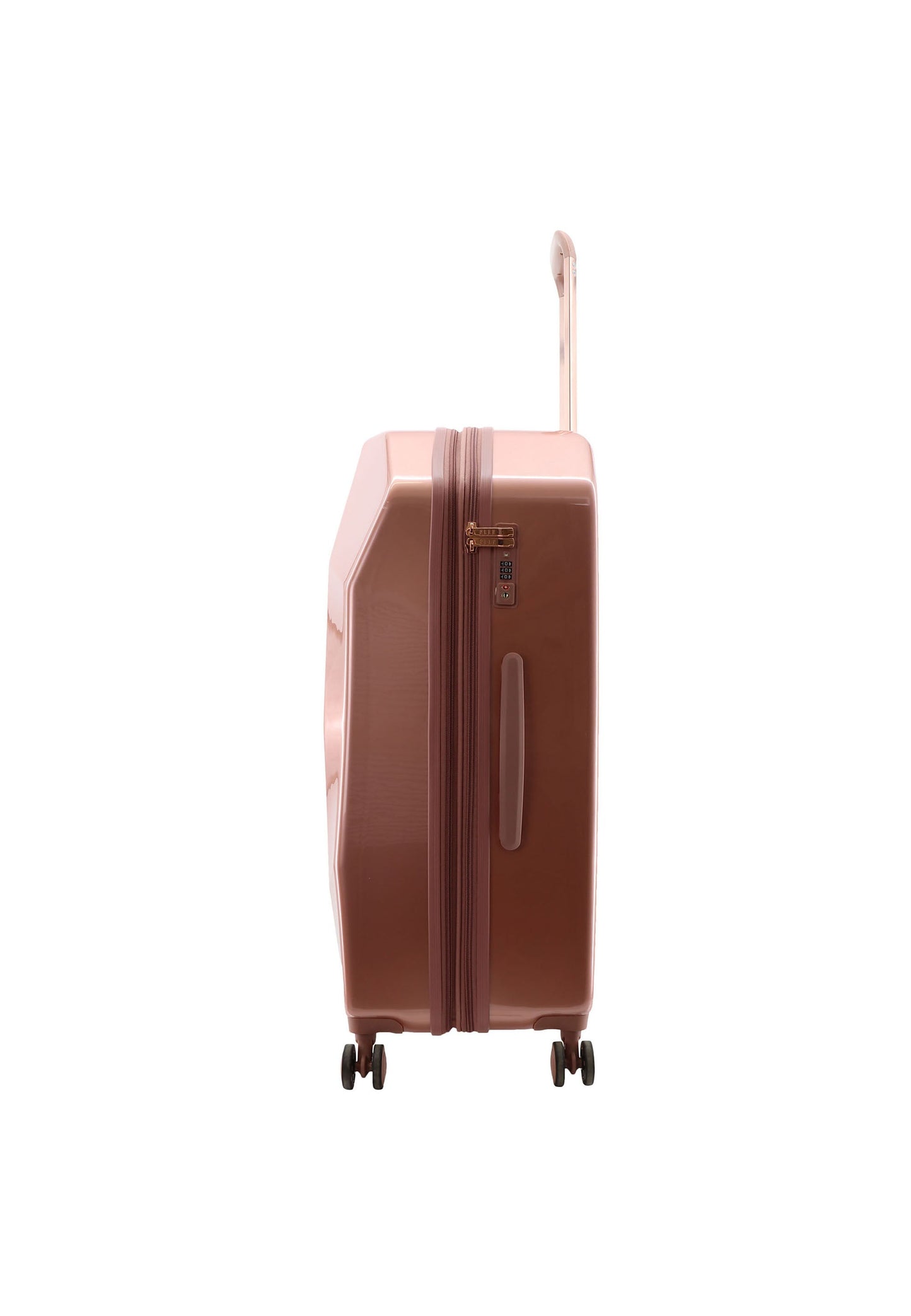 ELLE Diamond Hartschalenkoffer / Trolley / Reisekoffer (Large) Roségold
