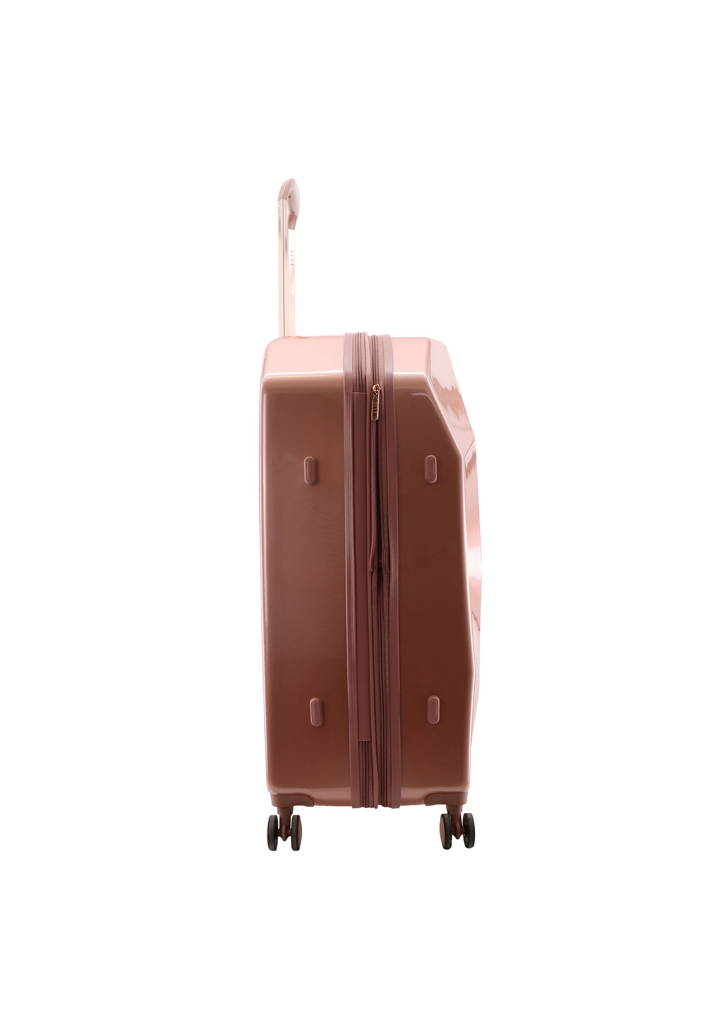 ELLE Diamond Hartschalenkoffer / Trolley / Reisekoffer (Large) Roségold