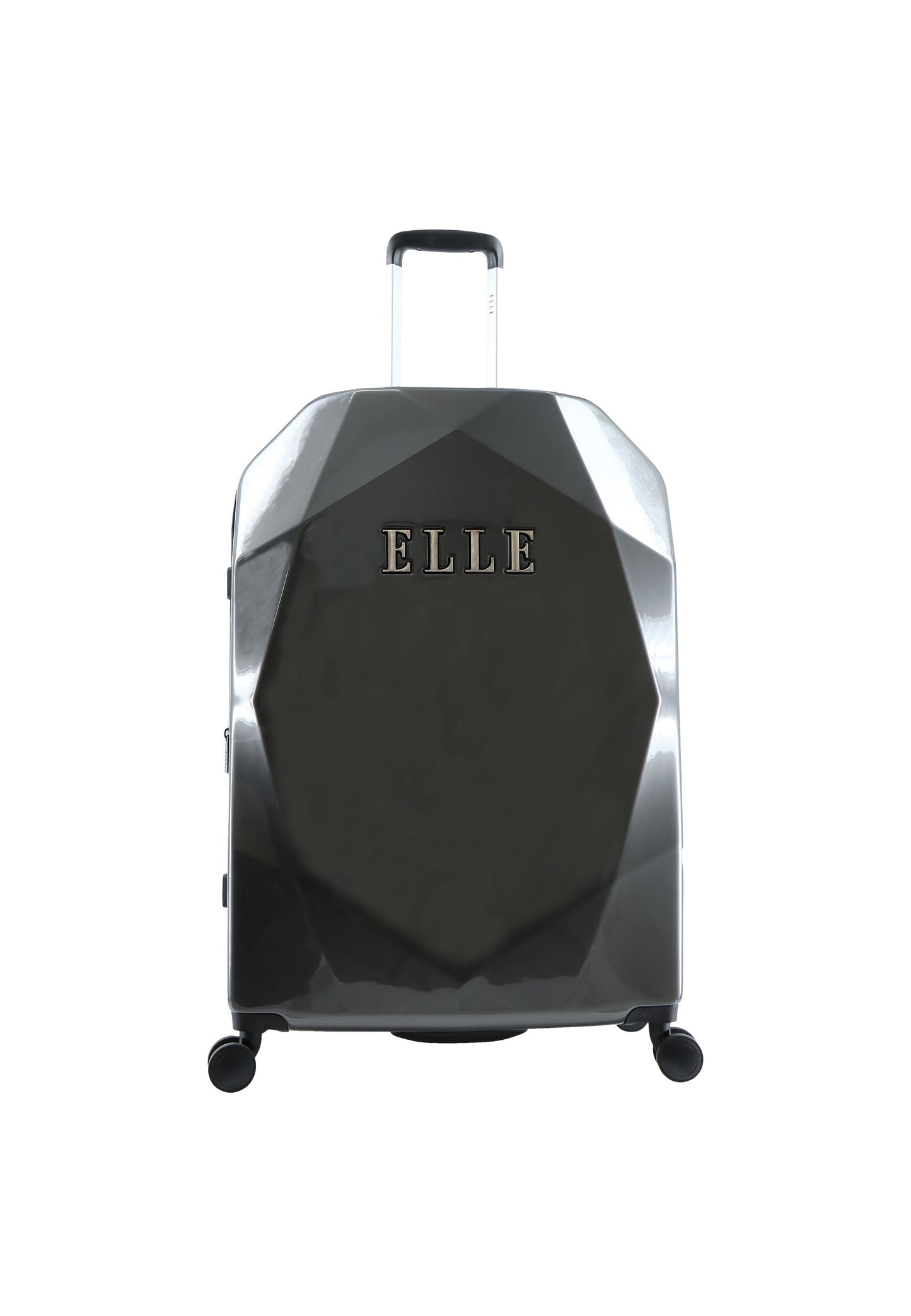 ELLE Diamond Hartschalenkoffer / Trolley / Reisekoffer (Large) Anthrazit