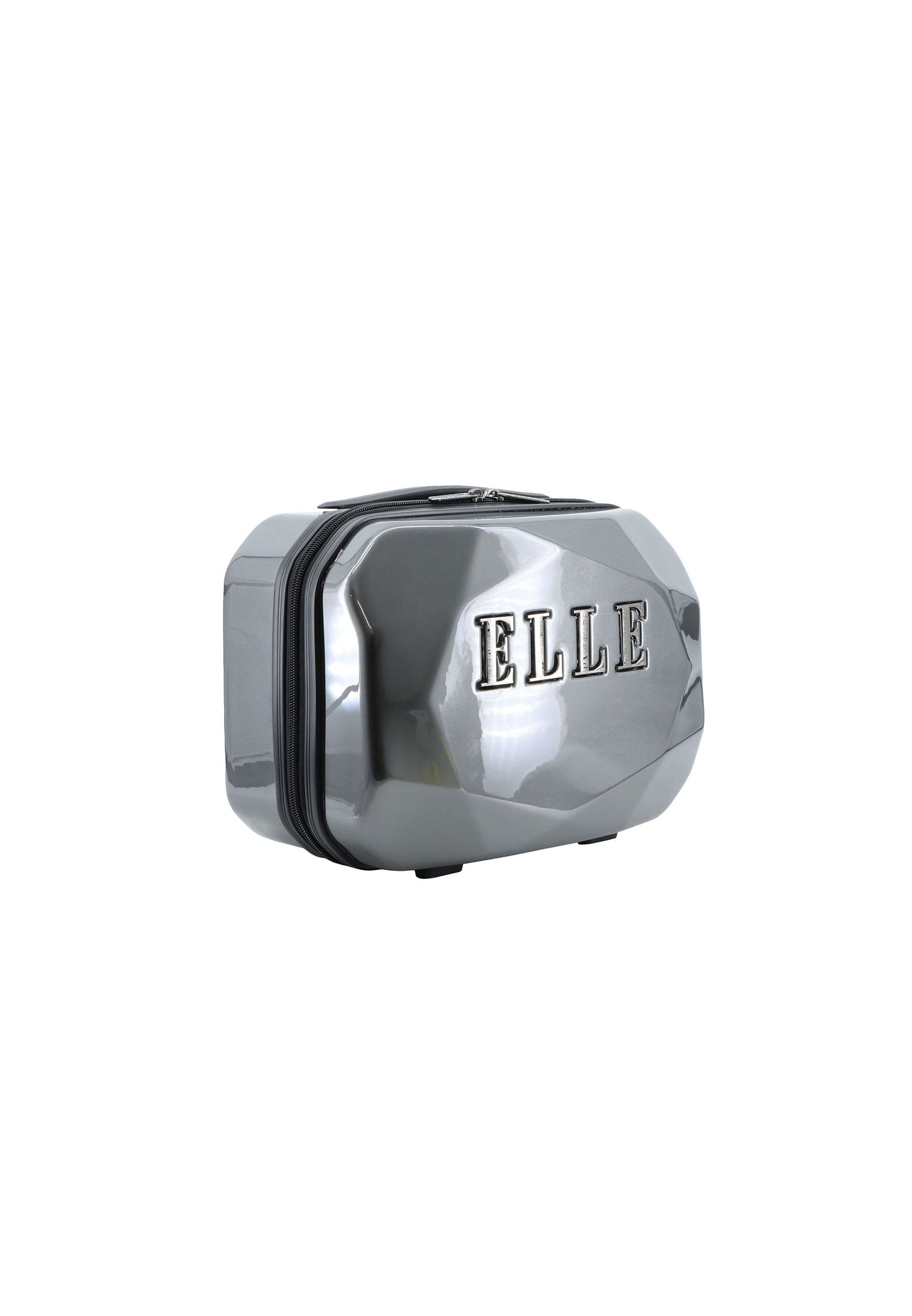 ELLE Diamond Toilettentasche / Kosmetiktasche Anthrazit
