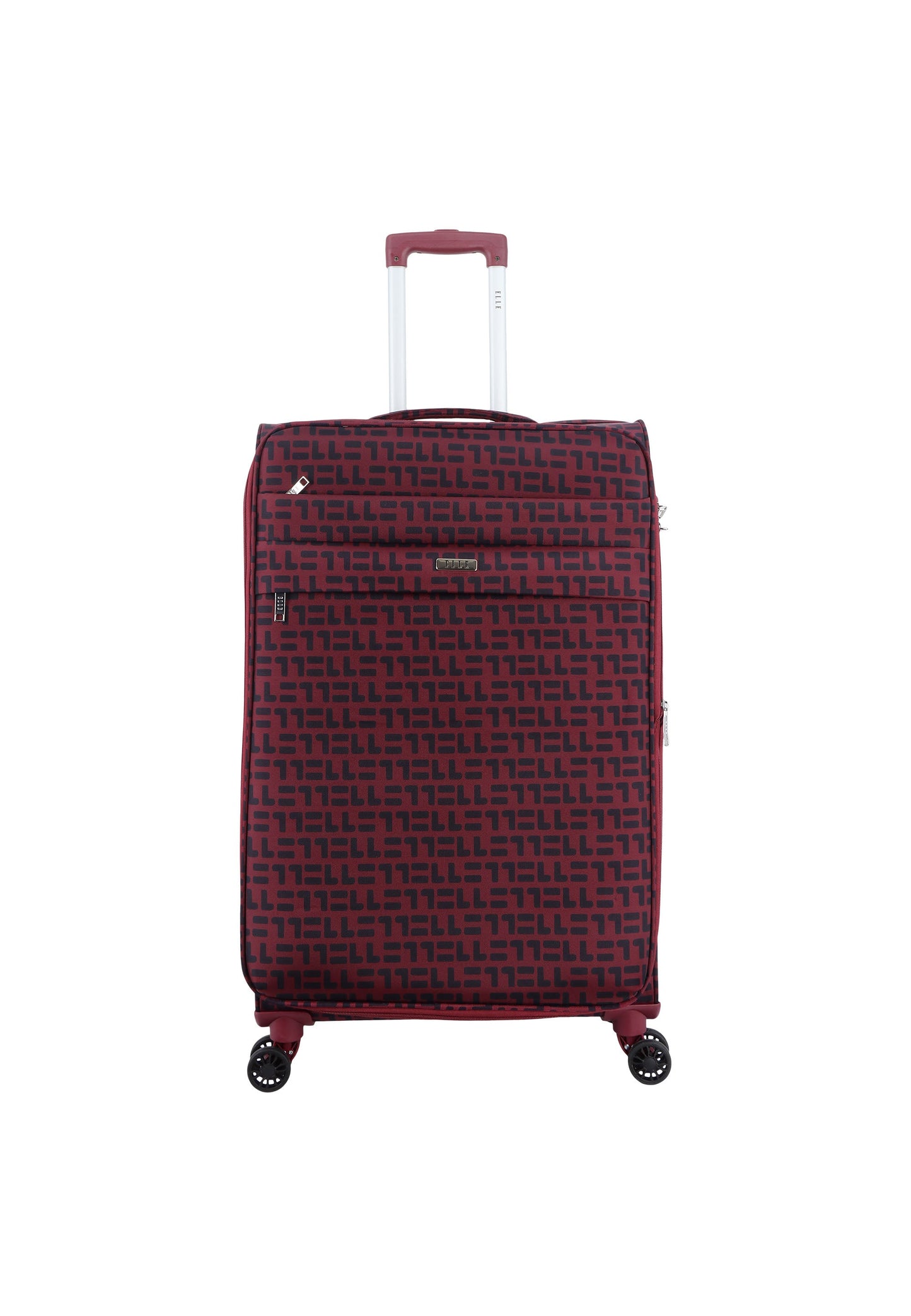 ELLE Couture Weichschalen-Kofferset / Trolley-Set / Reisekofferset (S/M/L) Rot