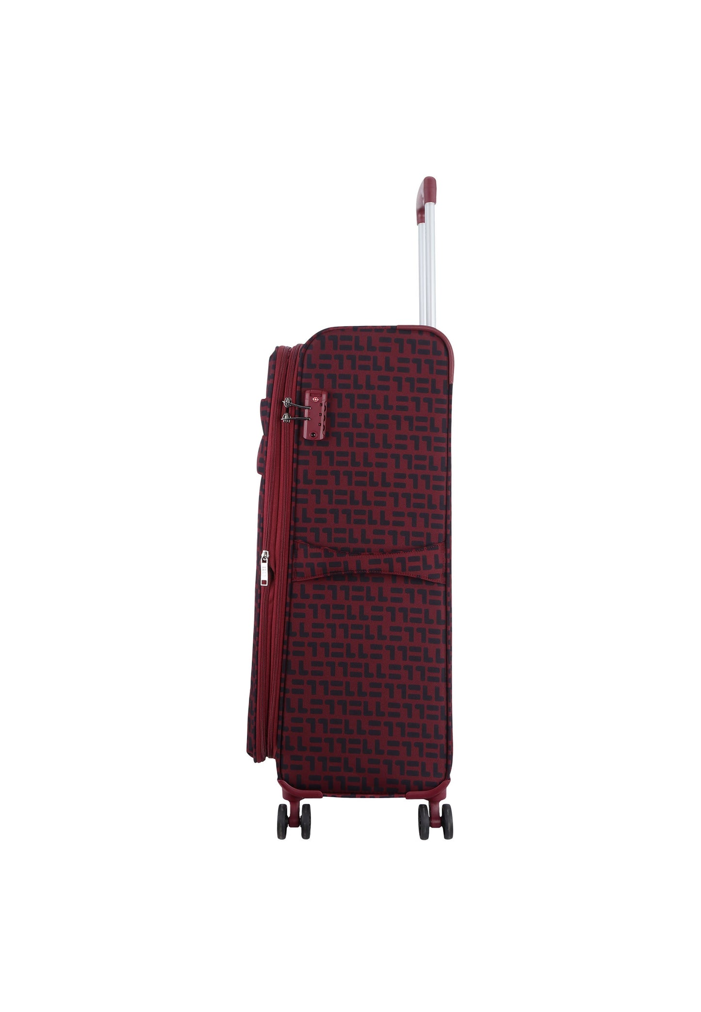 ELLE Couture Weichschalen-Kofferset / Trolley-Set / Reisekofferset (S/M/L) Rot
