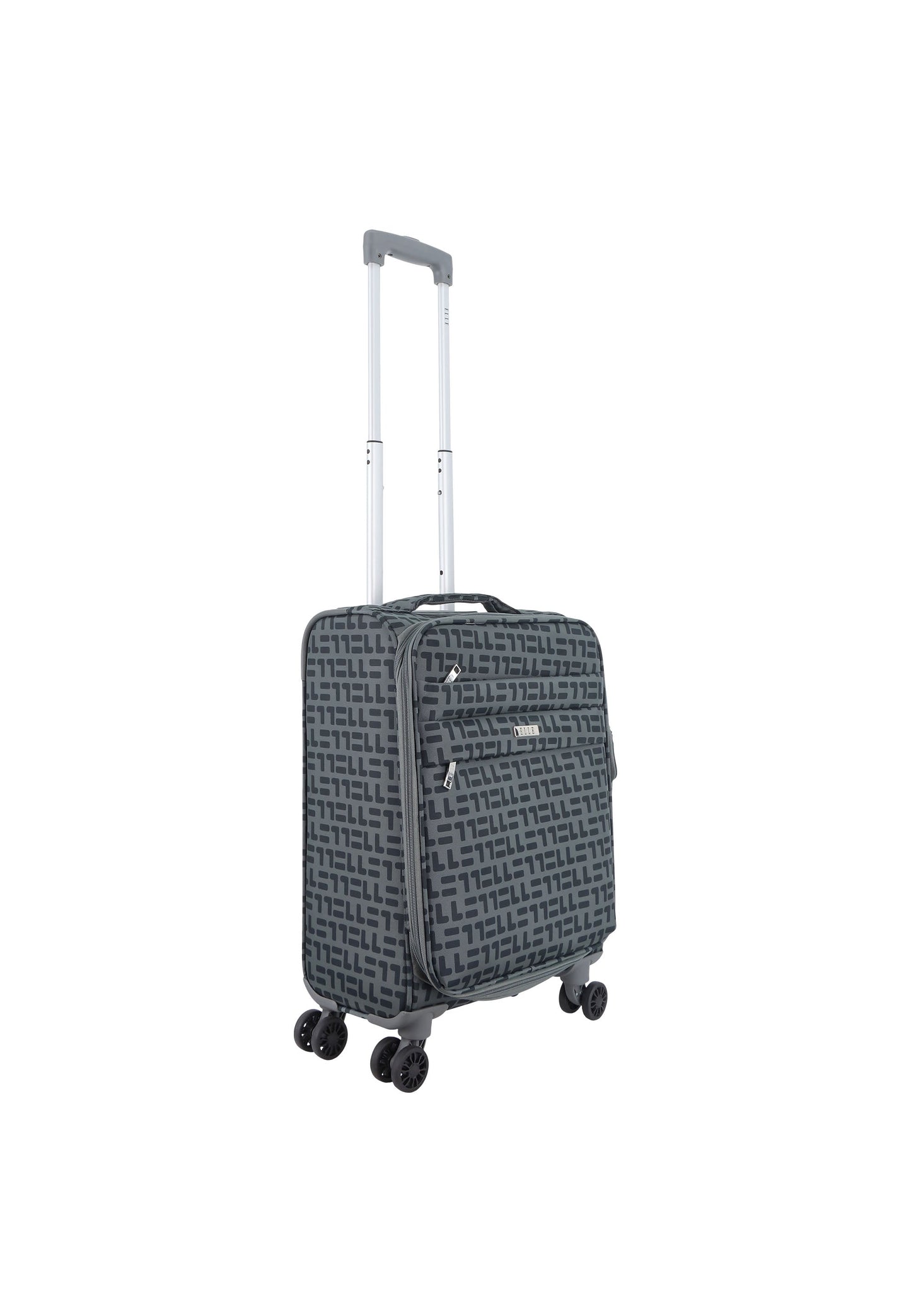 ELLE Couture Handgepäck Weichschalenkoffer / Trolley / Reisekoffer (Small) Grau
