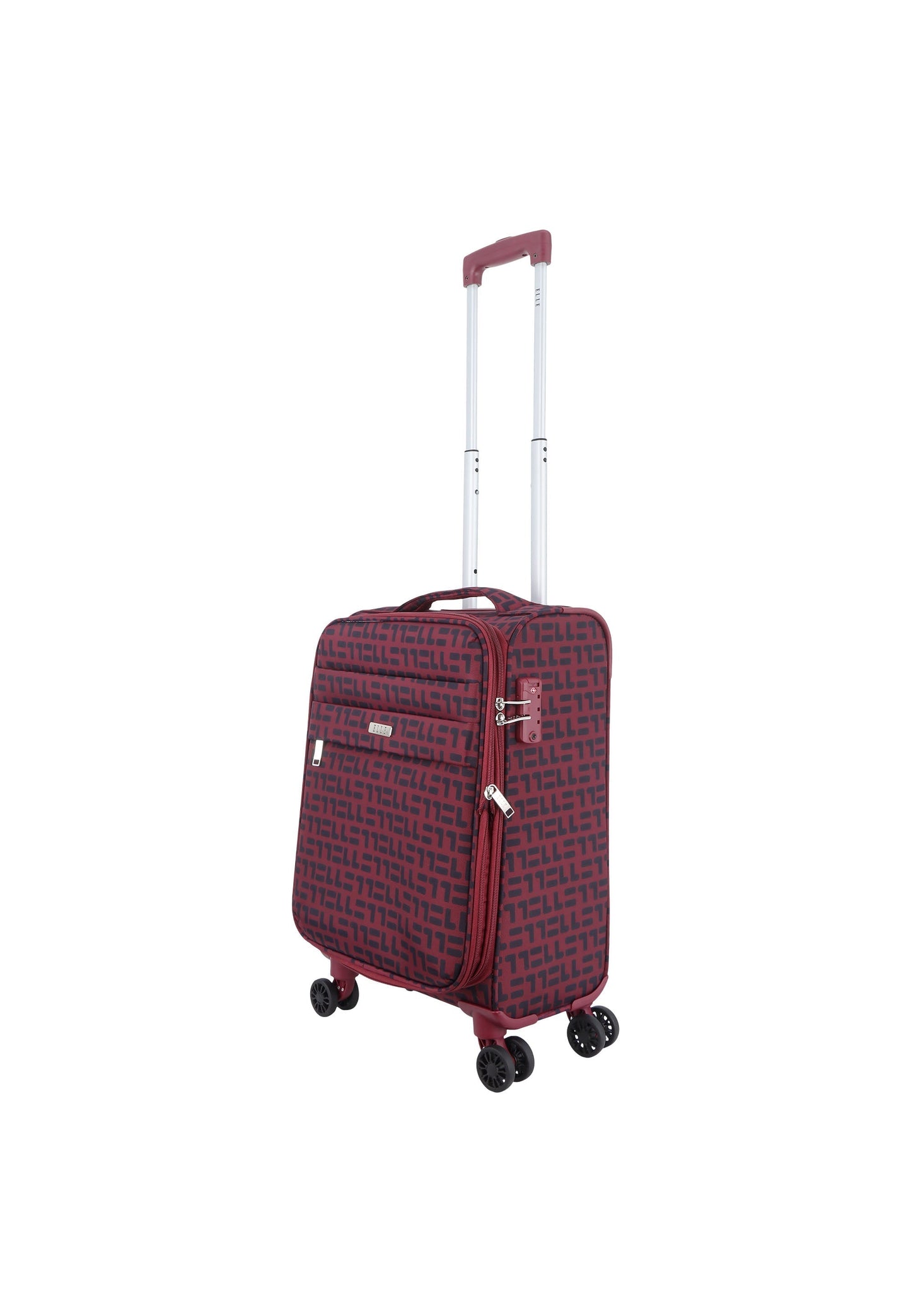 ELLE Couture Handgepäck Weichschalenkoffer / Trolley / Reisekoffer (Small) Rot
