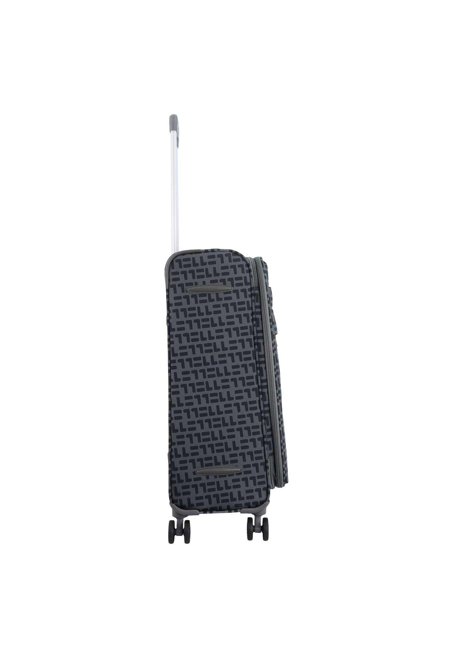 ELLE Couture Weichschalenkoffer / Trolley / Reisekoffer (Medium) Grau