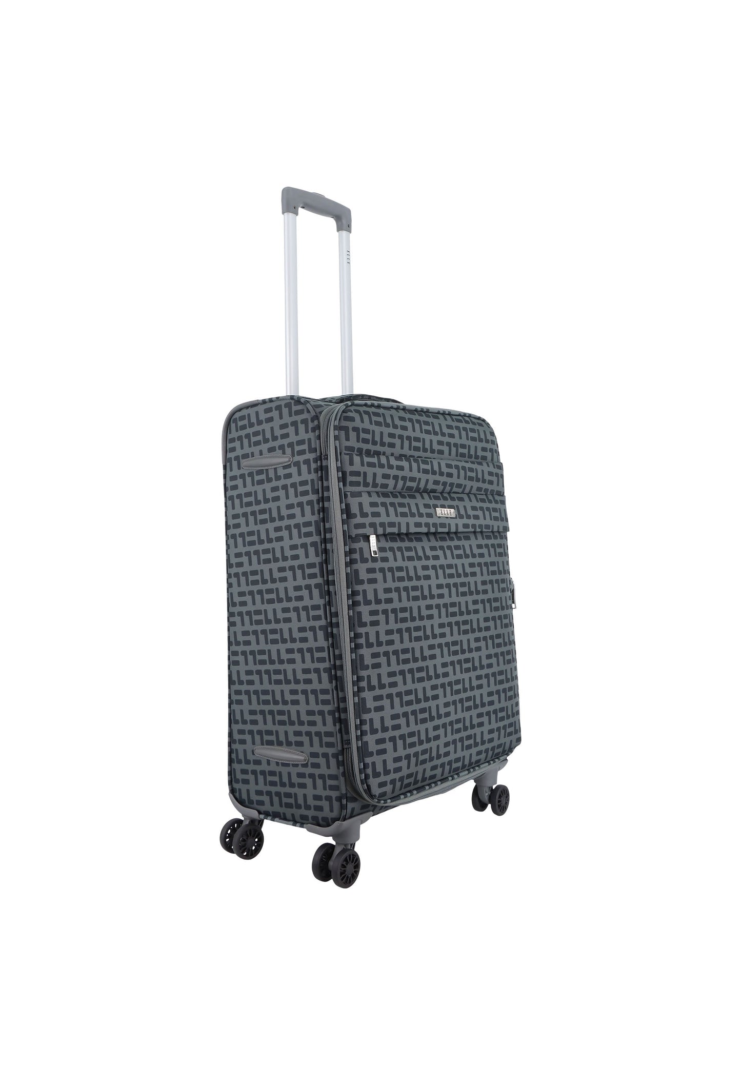 ELLE Couture Weichschalenkoffer / Trolley / Reisekoffer (Medium) Grau