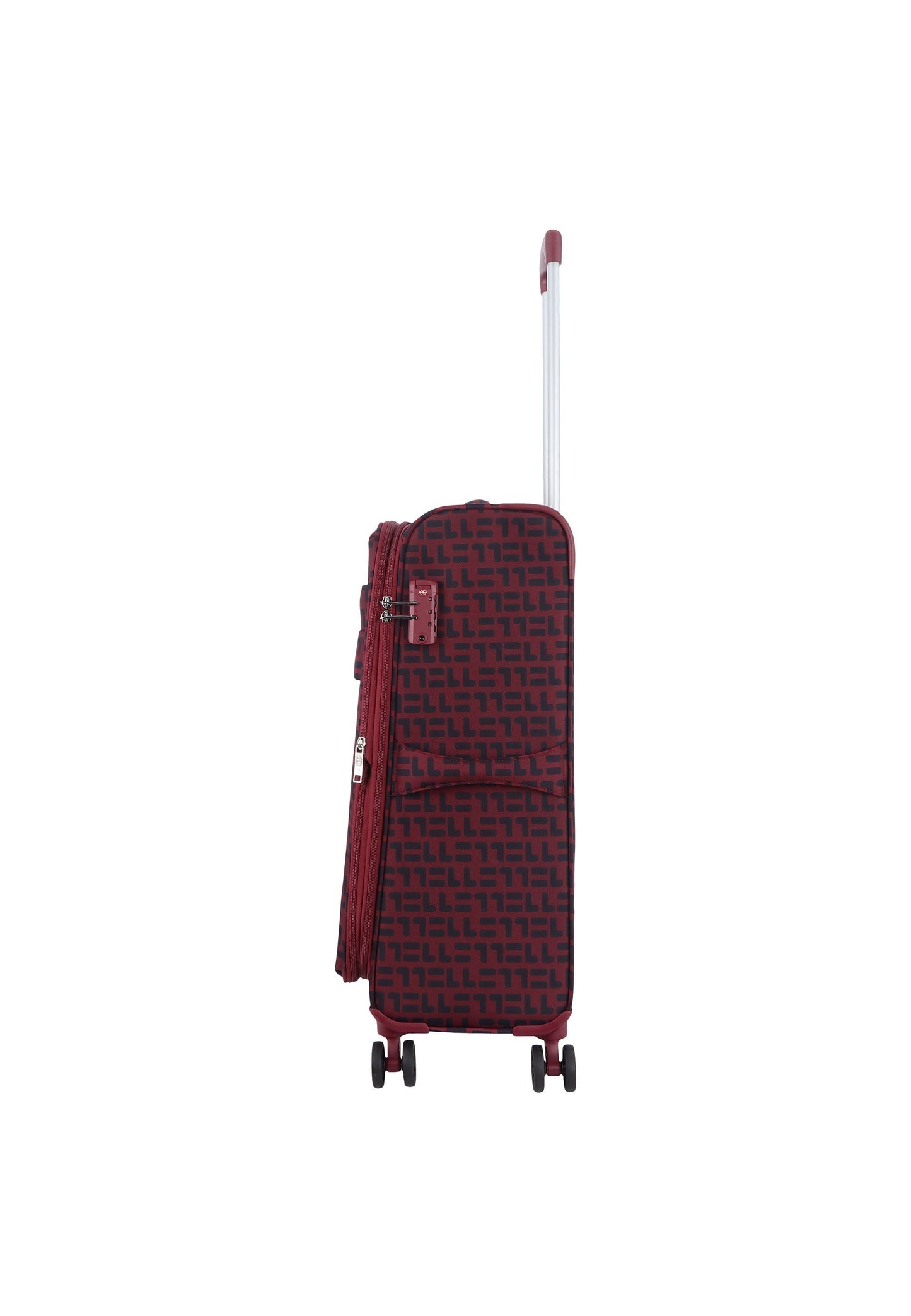 ELLE Couture Weichschalenkoffer / Trolley / Reisekoffer (Medium) Rot