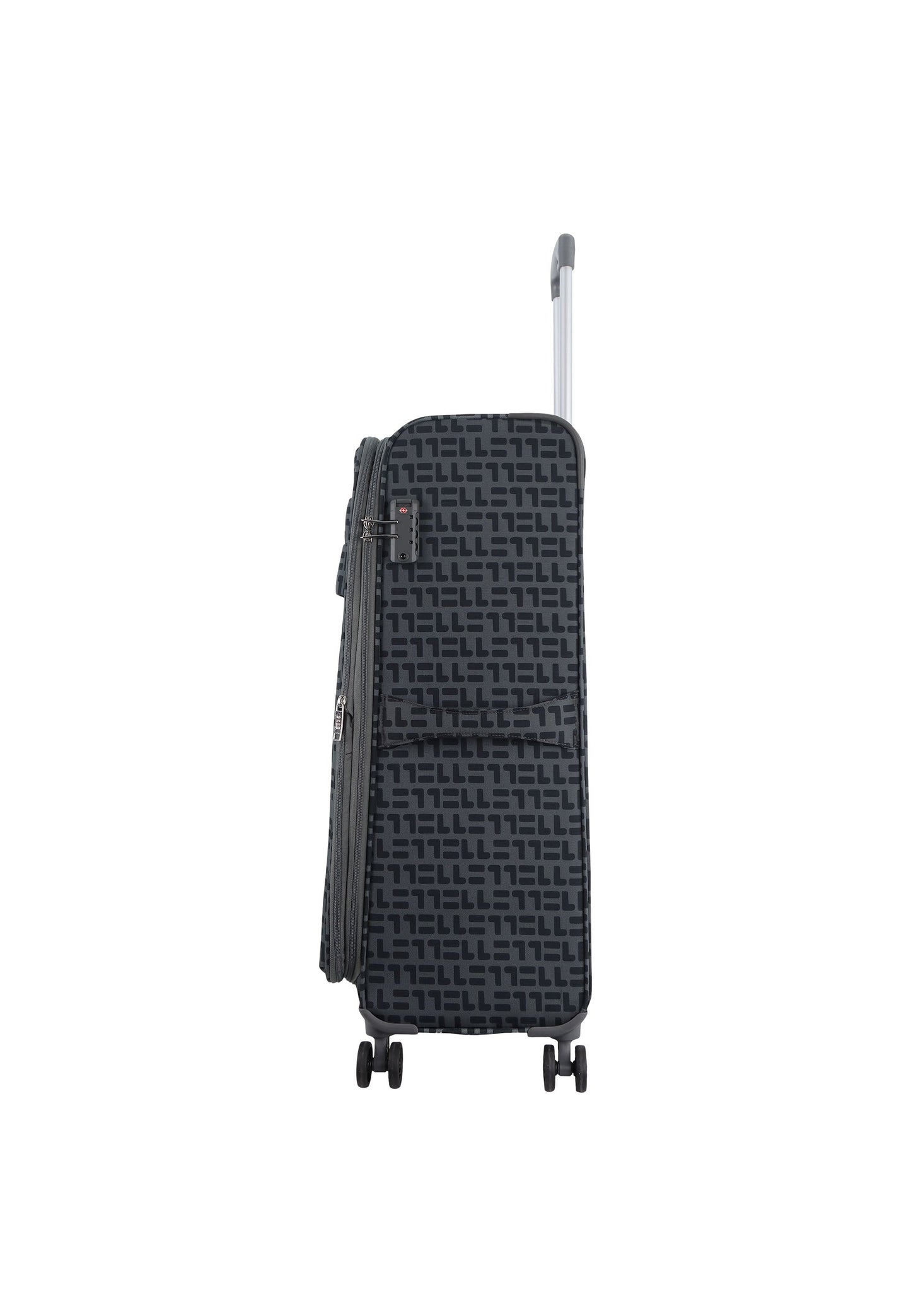 ELLE Couture Weichschalen-Kofferset / Trolley-Set / Reisekofferset (S/M/L) Grau