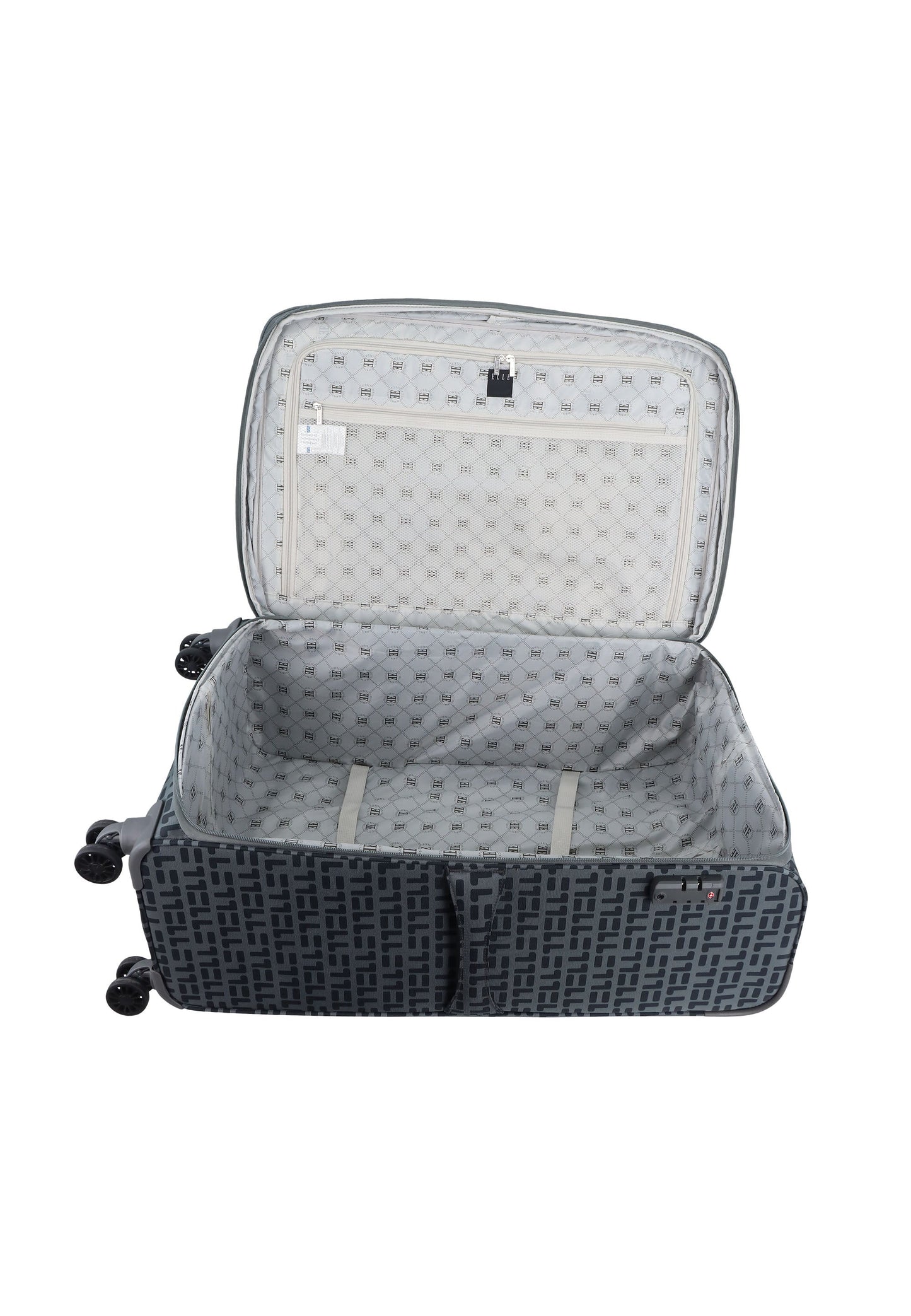 ELLE Couture Weichschalen-Kofferset / Trolley-Set / Reisekofferset (S/M/L) Grau