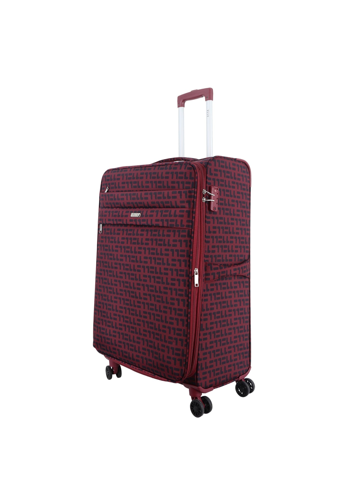 ELLE Couture Weichschalenkoffer / Trolley / Reisekoffer (Large) Rot